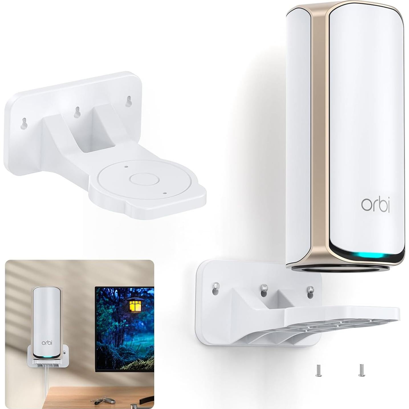 Soporte de Montaje en Pared EDUP para WiFi 7 Orbi y Nighthawk