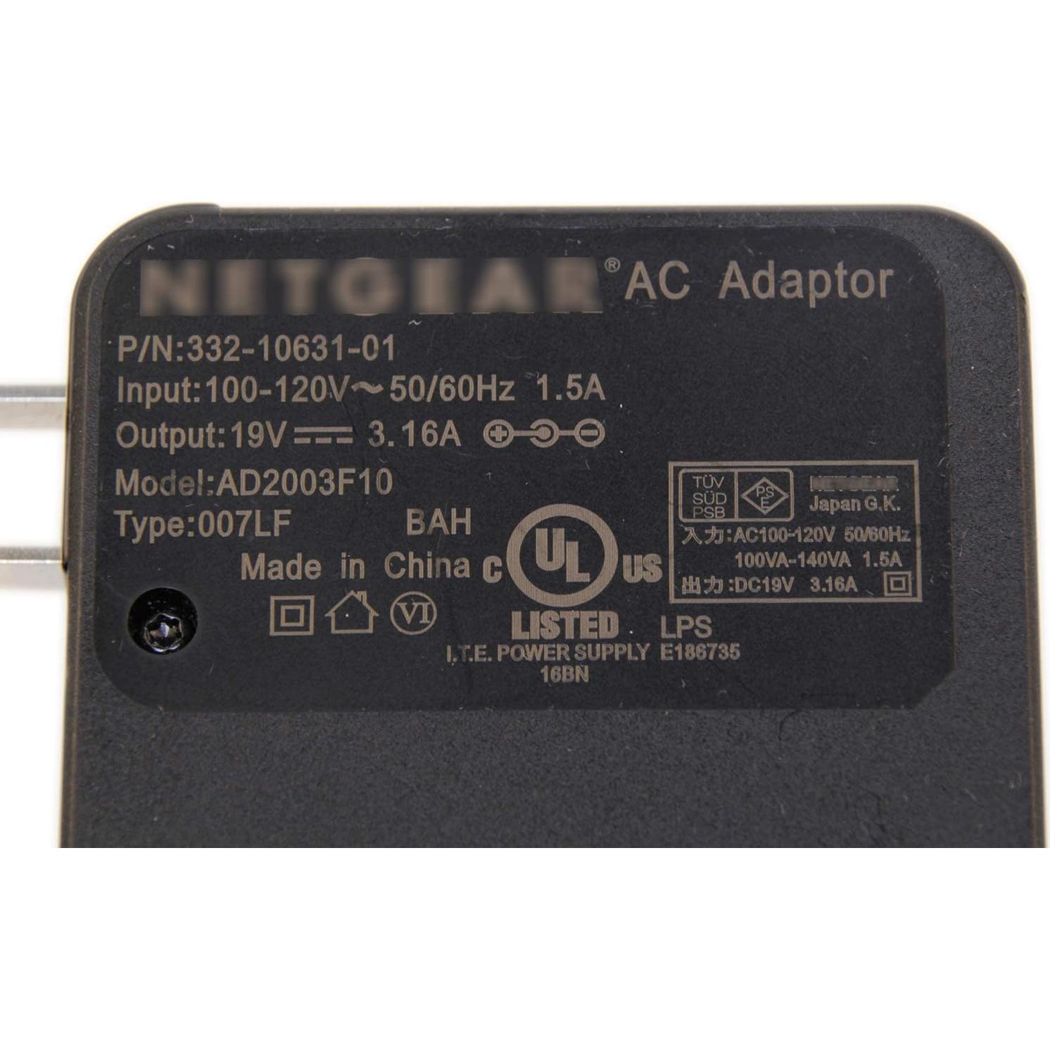Fuente de Alimentación Adaptador AC Power Depot 19V 3.16A para Router Netgear Nighthawk