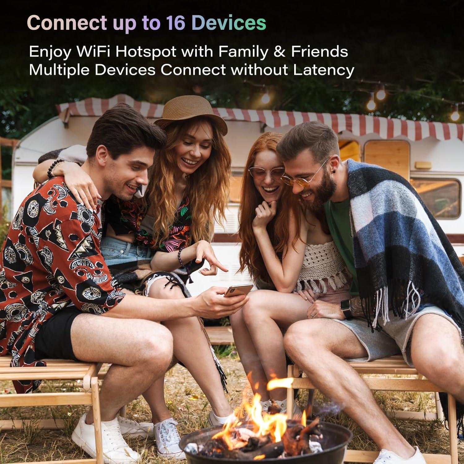 GlocalMe Numen Air 5G - Punto de Acceso WiFi Portátil 2.5Gbps