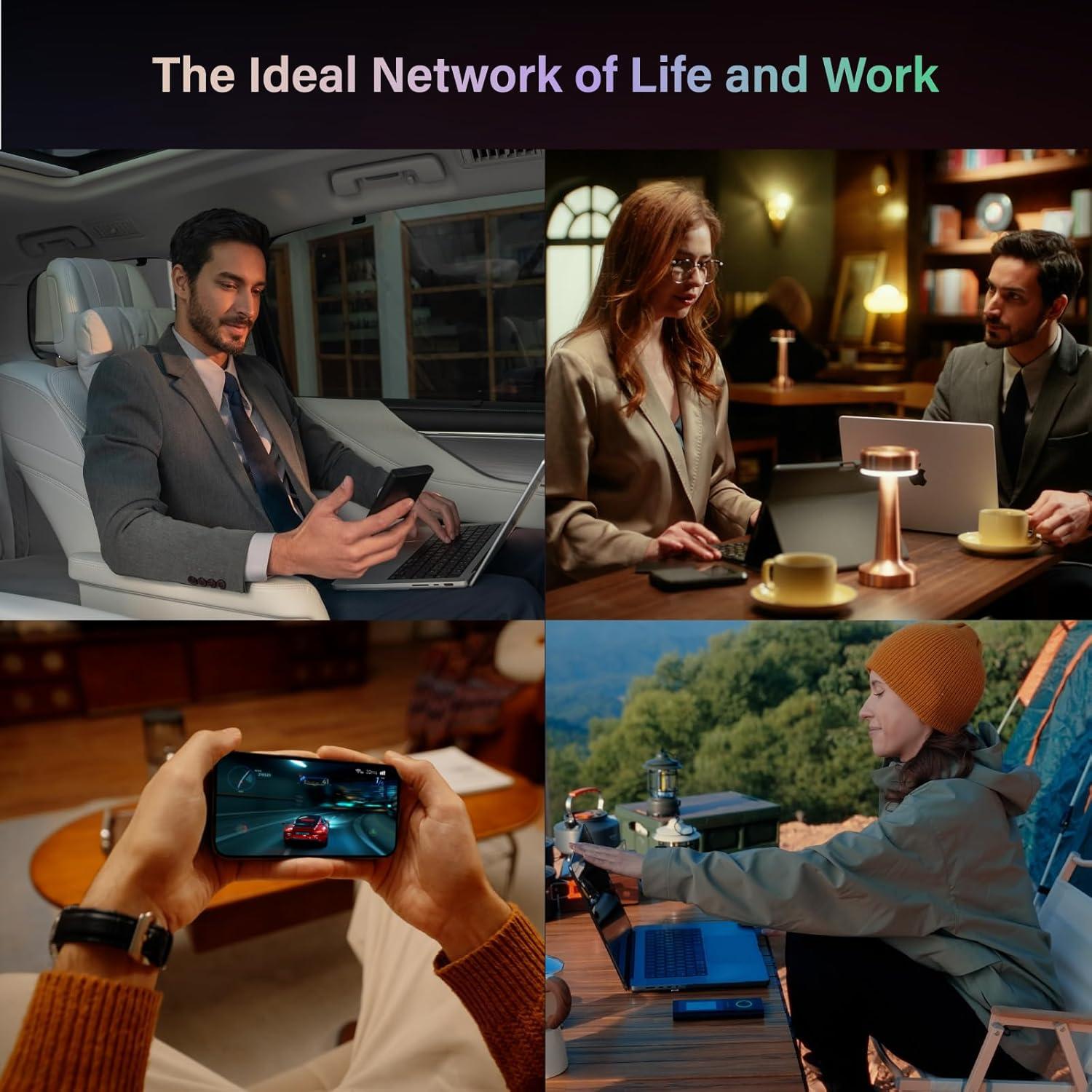 GlocalMe Numen Air 5G - Punto de Acceso WiFi Portátil 2.5Gbps