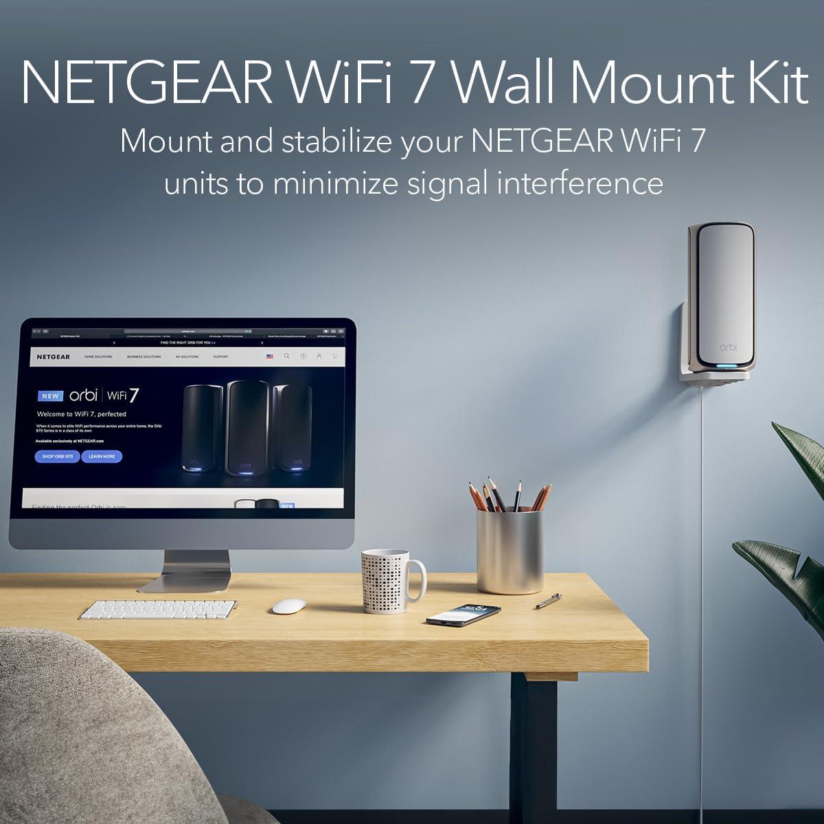 Kit de Montaje en Pared NETGEAR WiFi 7 RBEWM-10000S Blanco