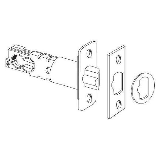 Cerrojo Schlage 16211 Niquel Satinado 2 3/8" o 2 3/4"