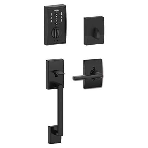 Cerradura sin llave Schlage Touch FE375-CEN-622-LAT Negro Mate