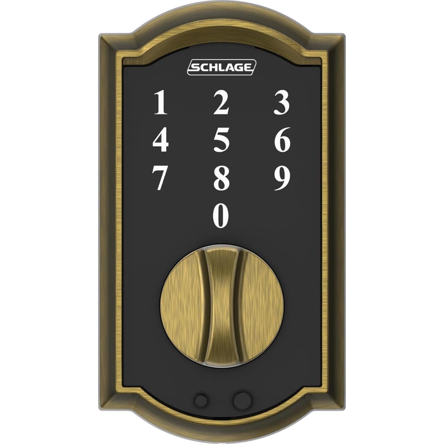 Cerradura Electrónica Sin Llave Schlage BE375 CAM 609 Bronce Antiguo