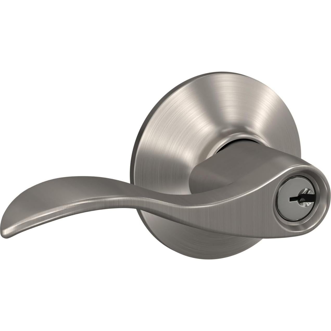 Cerradura de Entrada Schlage F51A Accent Niquel Satinado