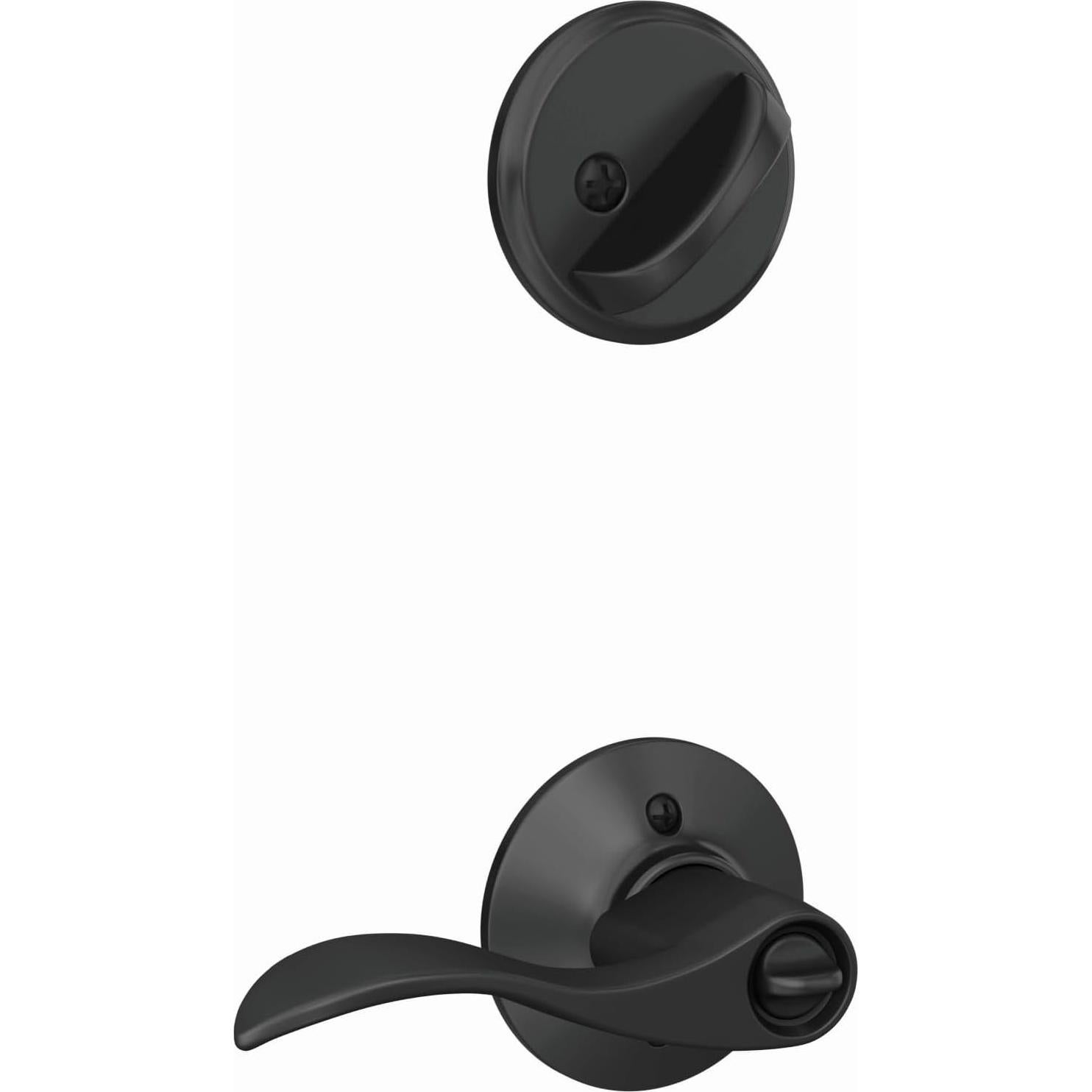 Cerradura de Cilindro Simple Schlage FB50N G Acc 622 Negro Mate