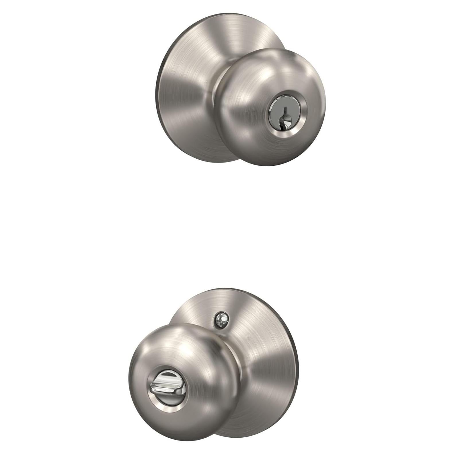 Cerradura de Entrada Schlage F51A PLY 619 Níquel Satinado