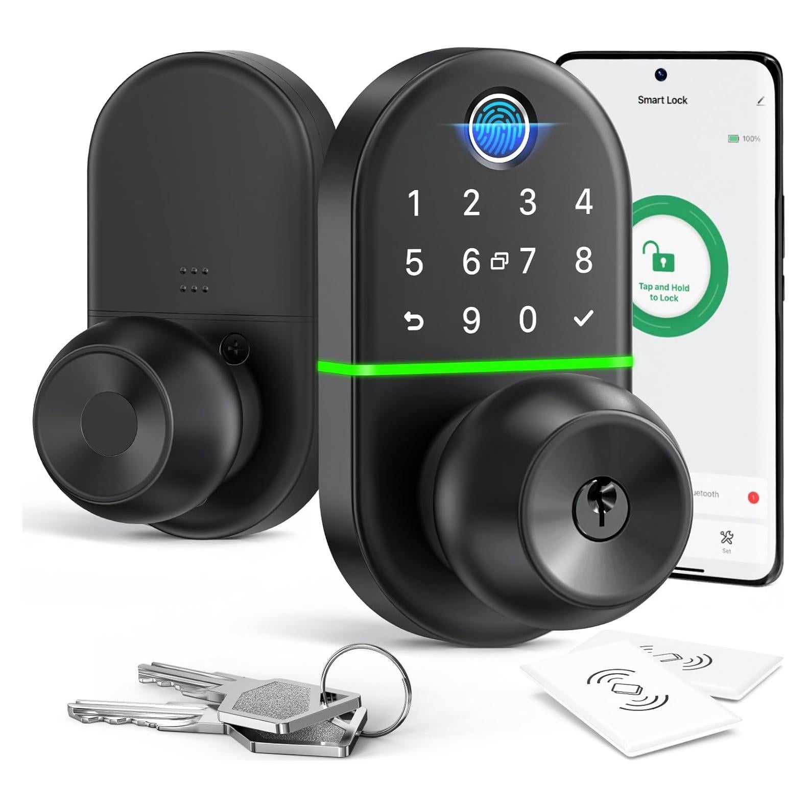 Cerradura Digital Biométrica NICE DIGI Y1 con Teclado y Bluetooth