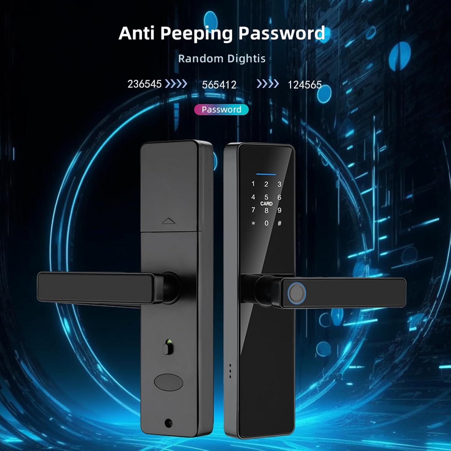 Cerradura Inteligente TITUOLOCCK P14 Biométrica con Teclado