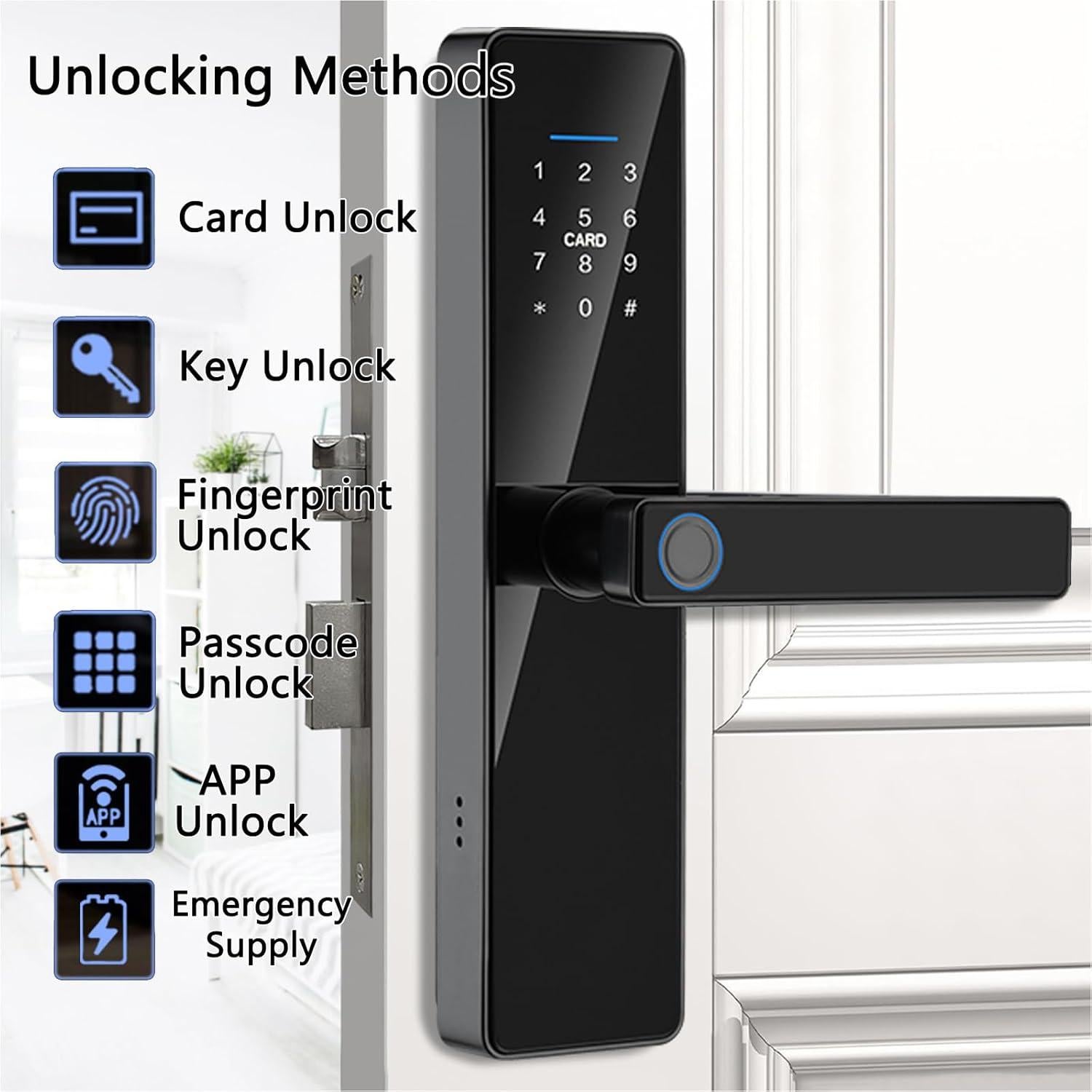 Cerradura Inteligente TITUOLOCCK P14 Biométrica con Teclado