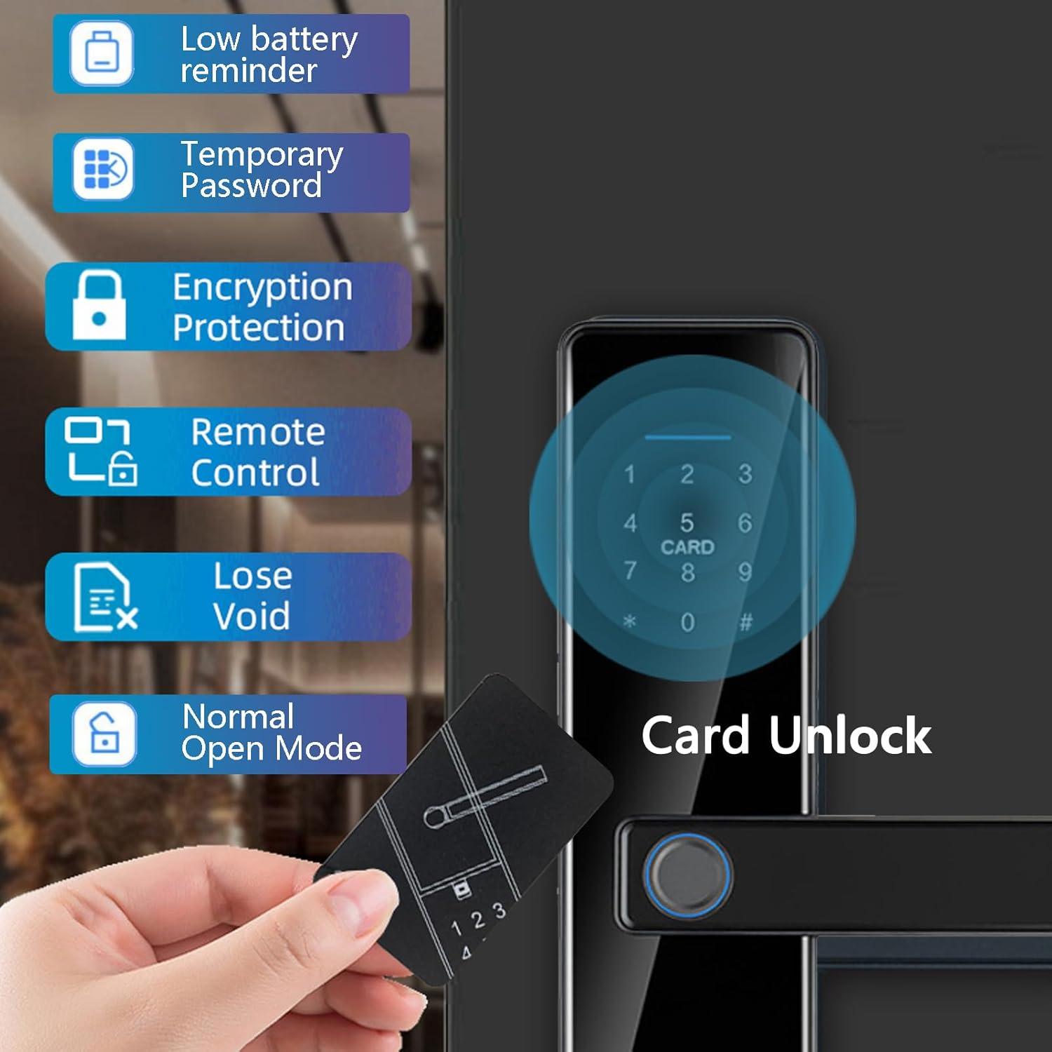 Cerradura Inteligente TITUOLOCCK P14 Biométrica con Teclado