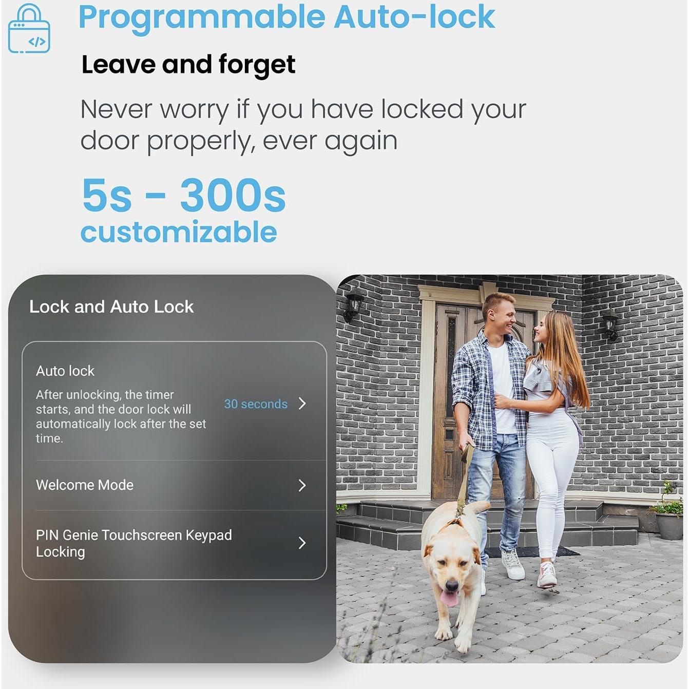 Cerradura Inteligente Lockly Secure Plus Bluetooth Huella Dactilar