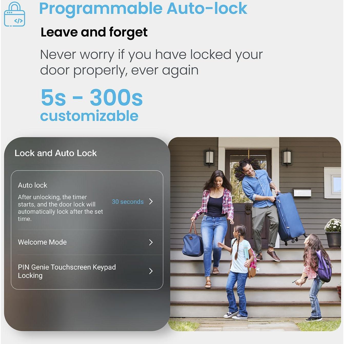 Cerradura Inteligente Lockly Secure Pro Wi-Fi con Huella 3D