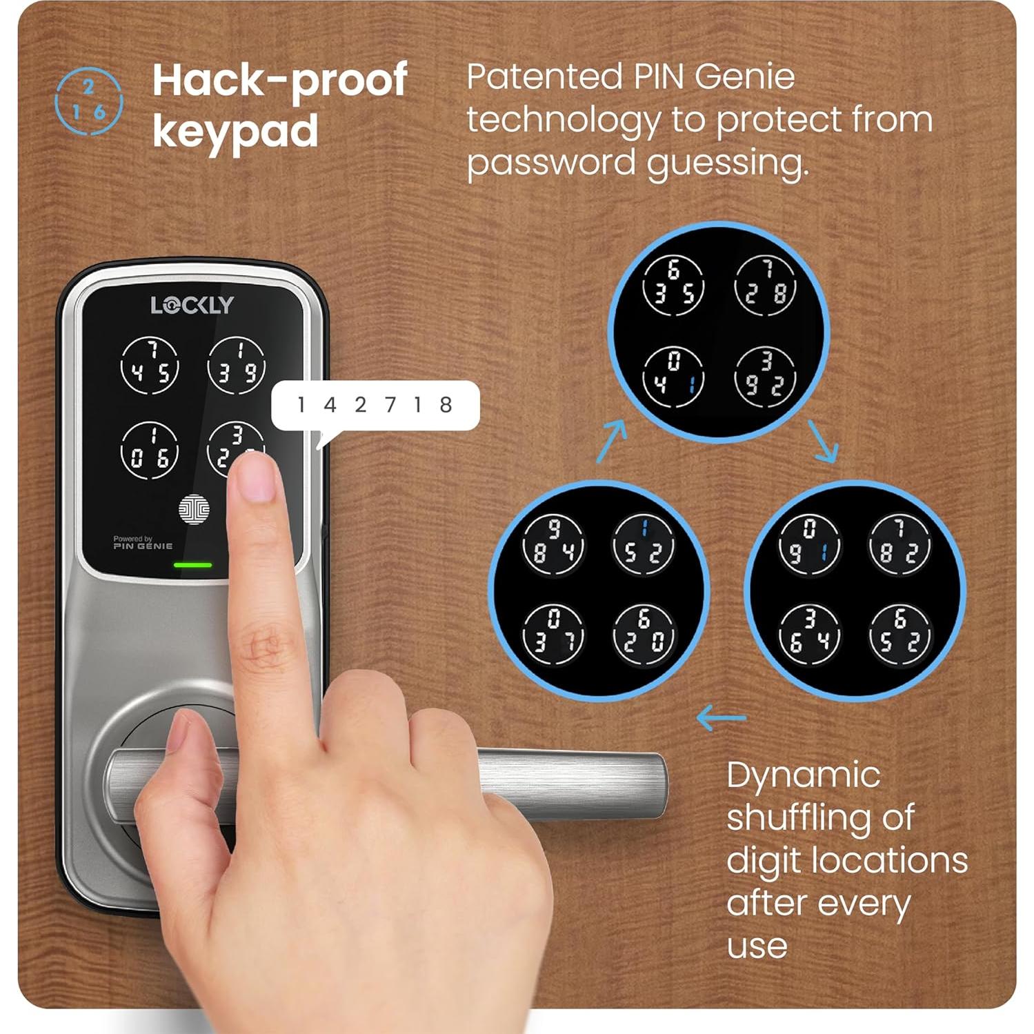 Cerradura Inteligente Lockly 6S Bluetooth con Teclado Táctil