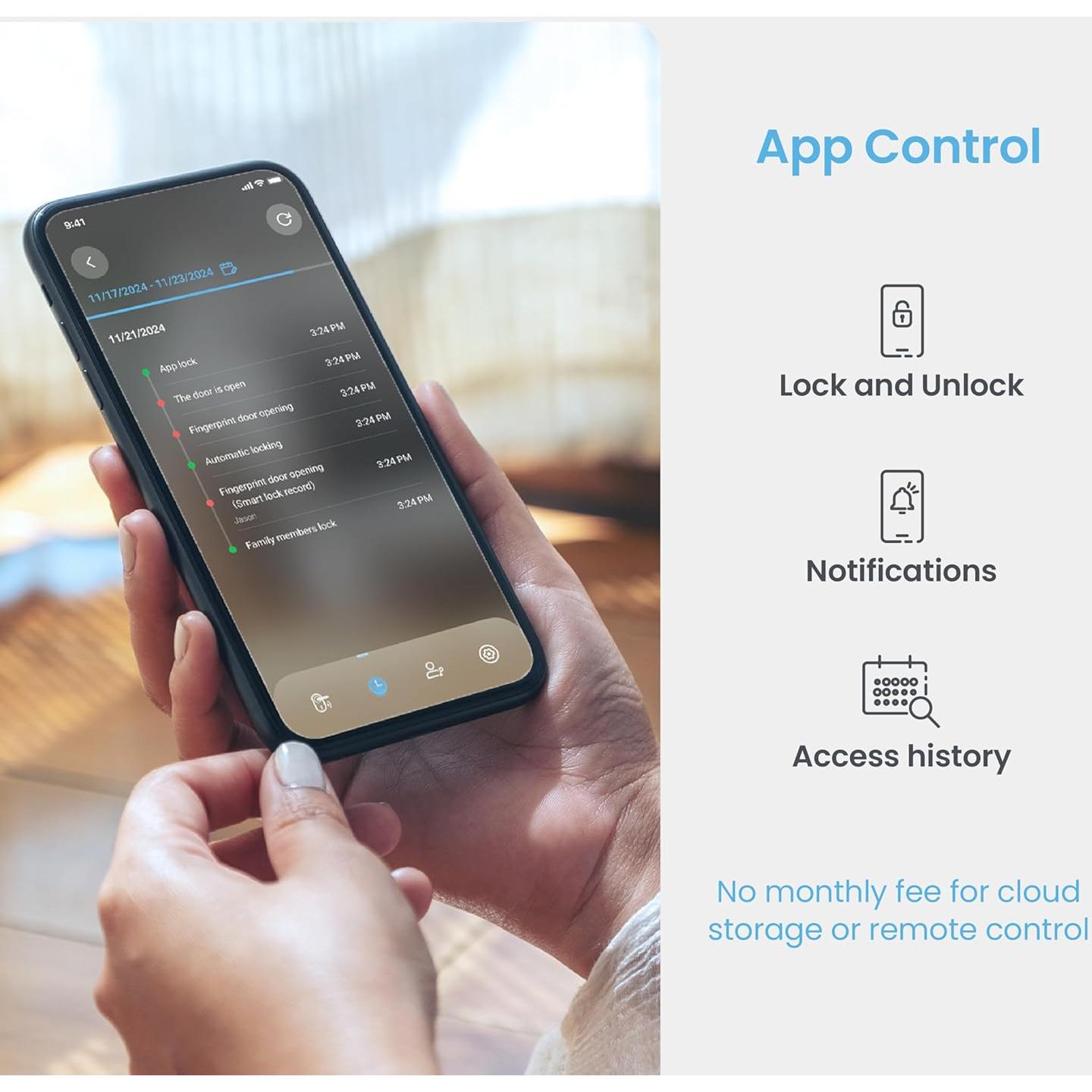 Cerradura Inteligente Lockly 6S Bluetooth con Teclado Táctil