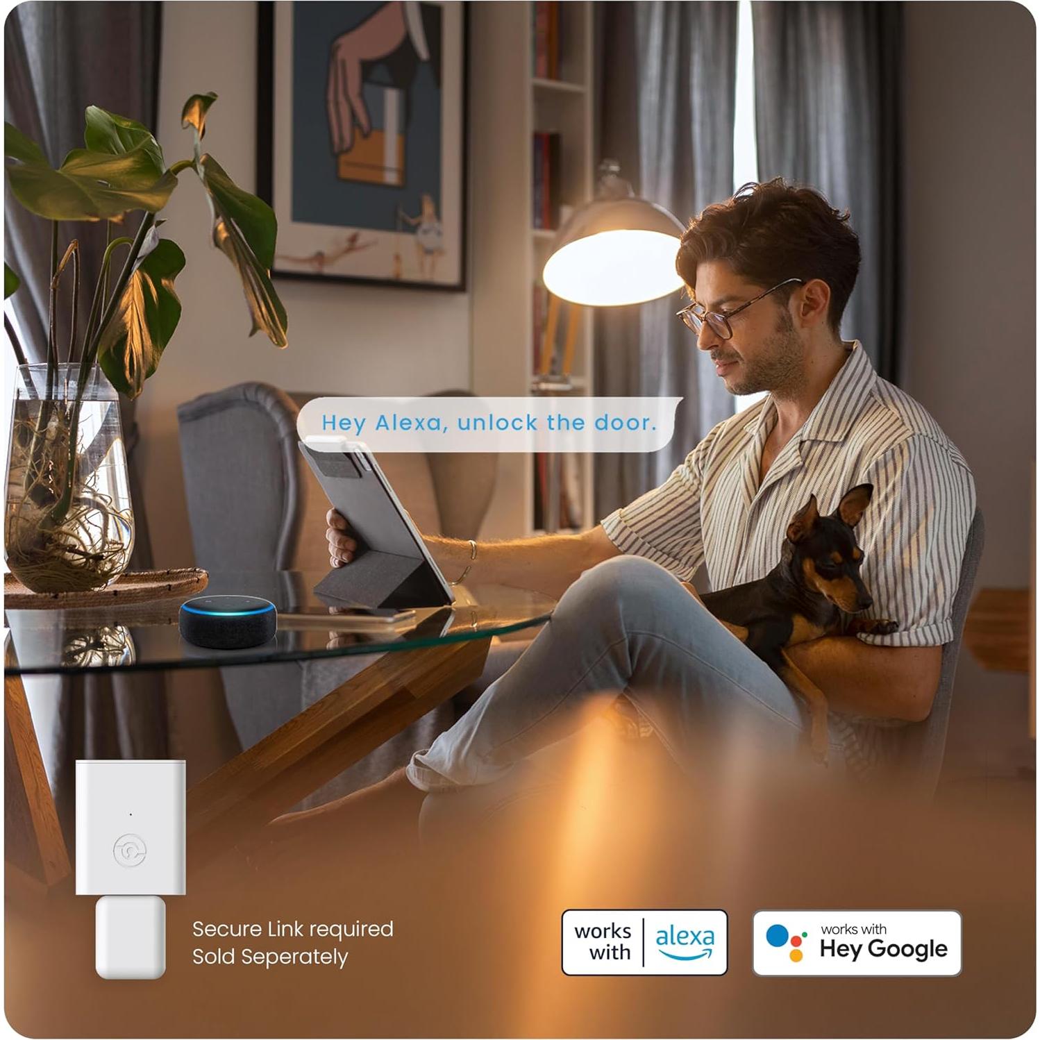 Cerradura Inteligente Lockly 6S Bluetooth con Teclado Táctil