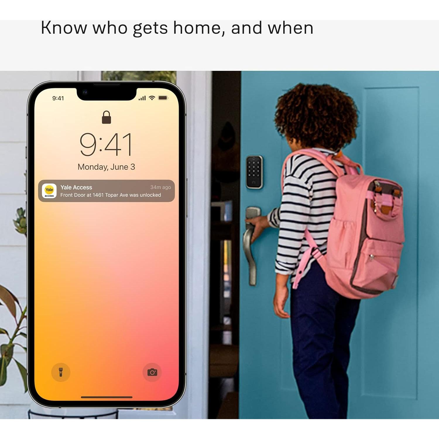 Cerradura Inteligente Yale Assure Lock 2 Wi-Fi Suede Negro