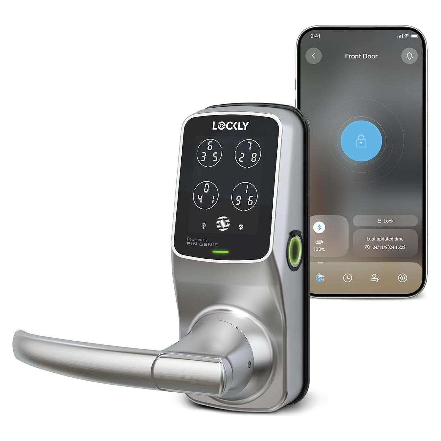Cerradura Inteligente Lockly Secure Plus Bluetooth con Huella Dactilar
