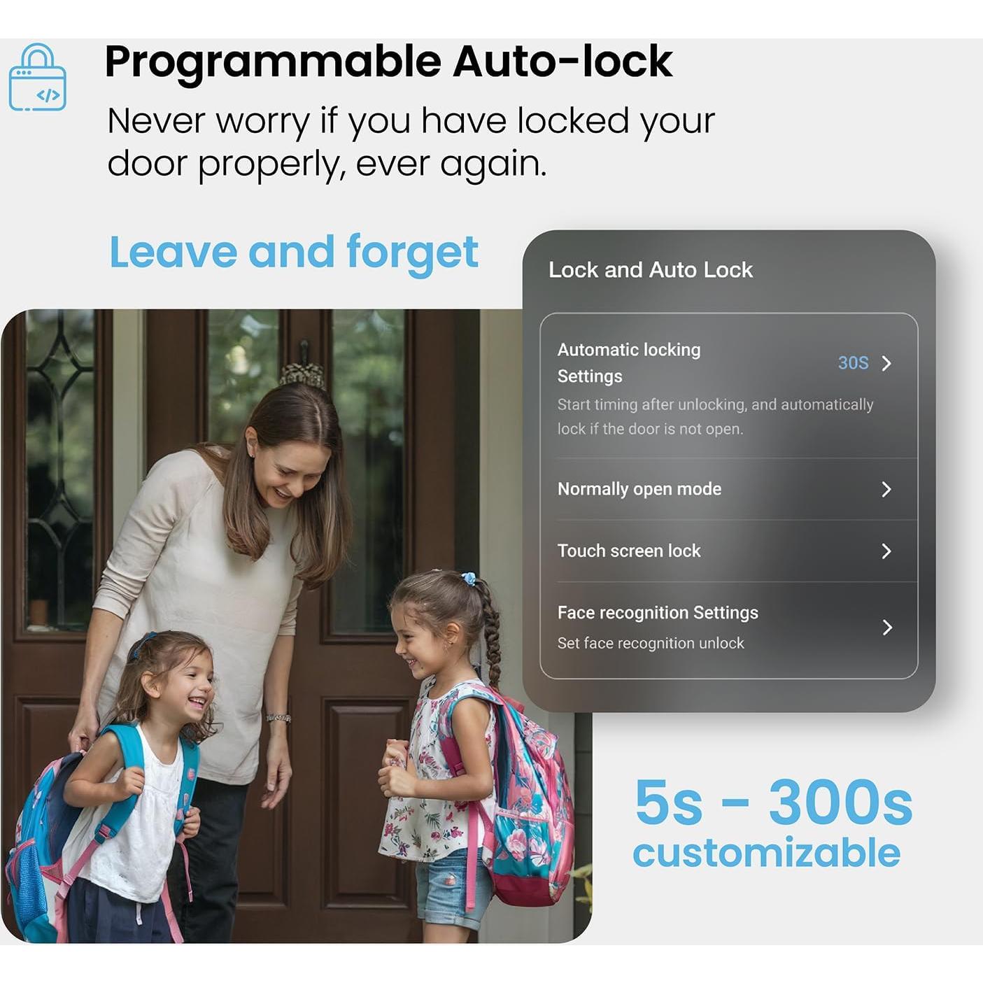 Cerradura Inteligente Lockly Secure Plus Bluetooth con Huella Dactilar