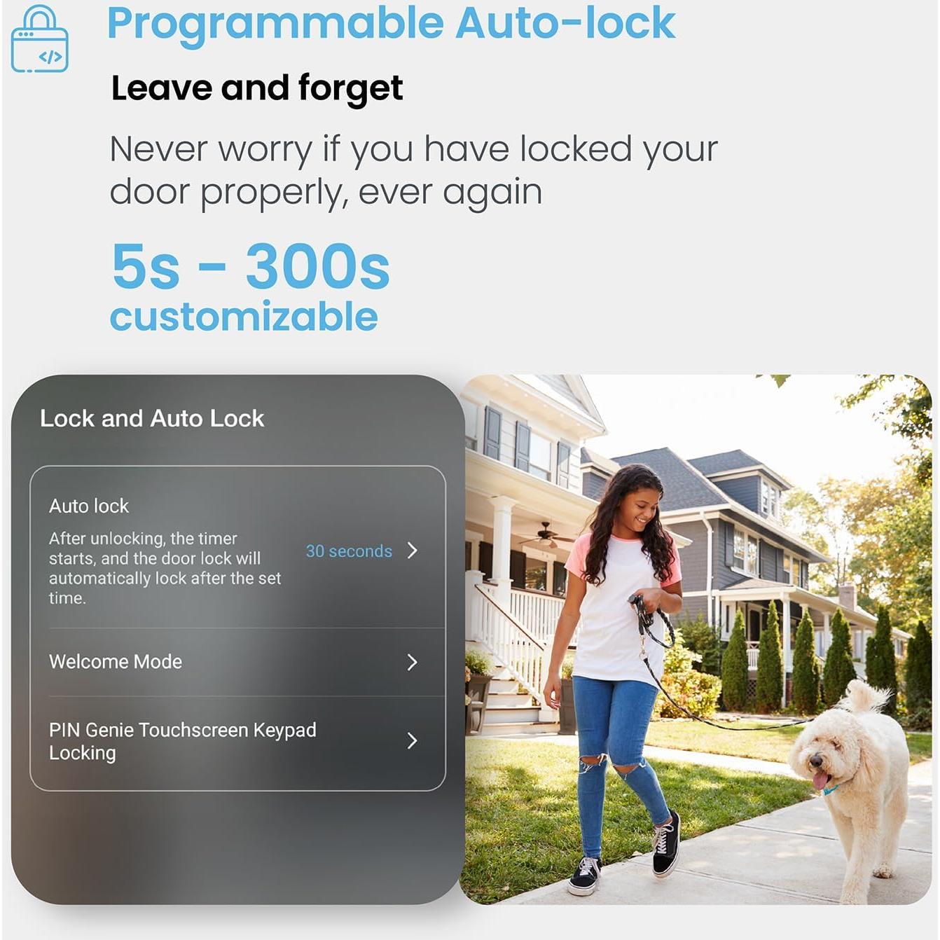 Cerradura Inteligente Lockly Secure Pro - Biométrica y Wi-Fi