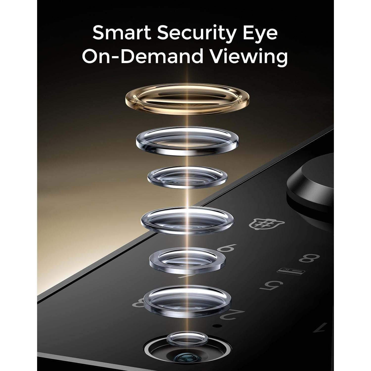 Cerradura Inteligente ARPHA T229 WiFi con Cámara y Huella Digital