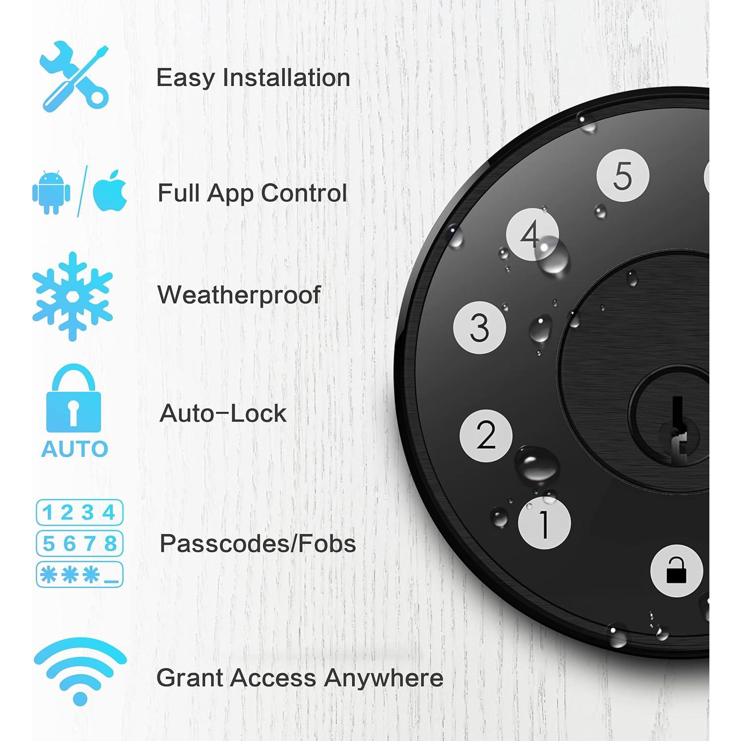 Cerradura Inteligente Sifely E2 Digital con Control por App