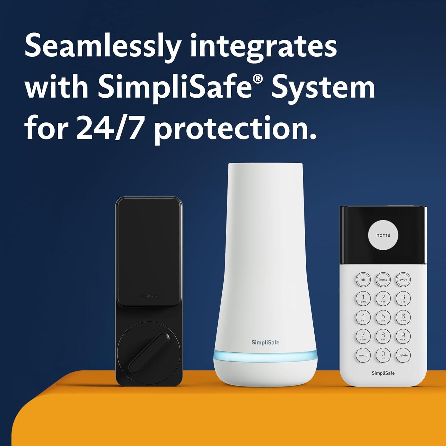 Cerradura Inteligente SimpliSafe Gen 3 Negra con Teclado