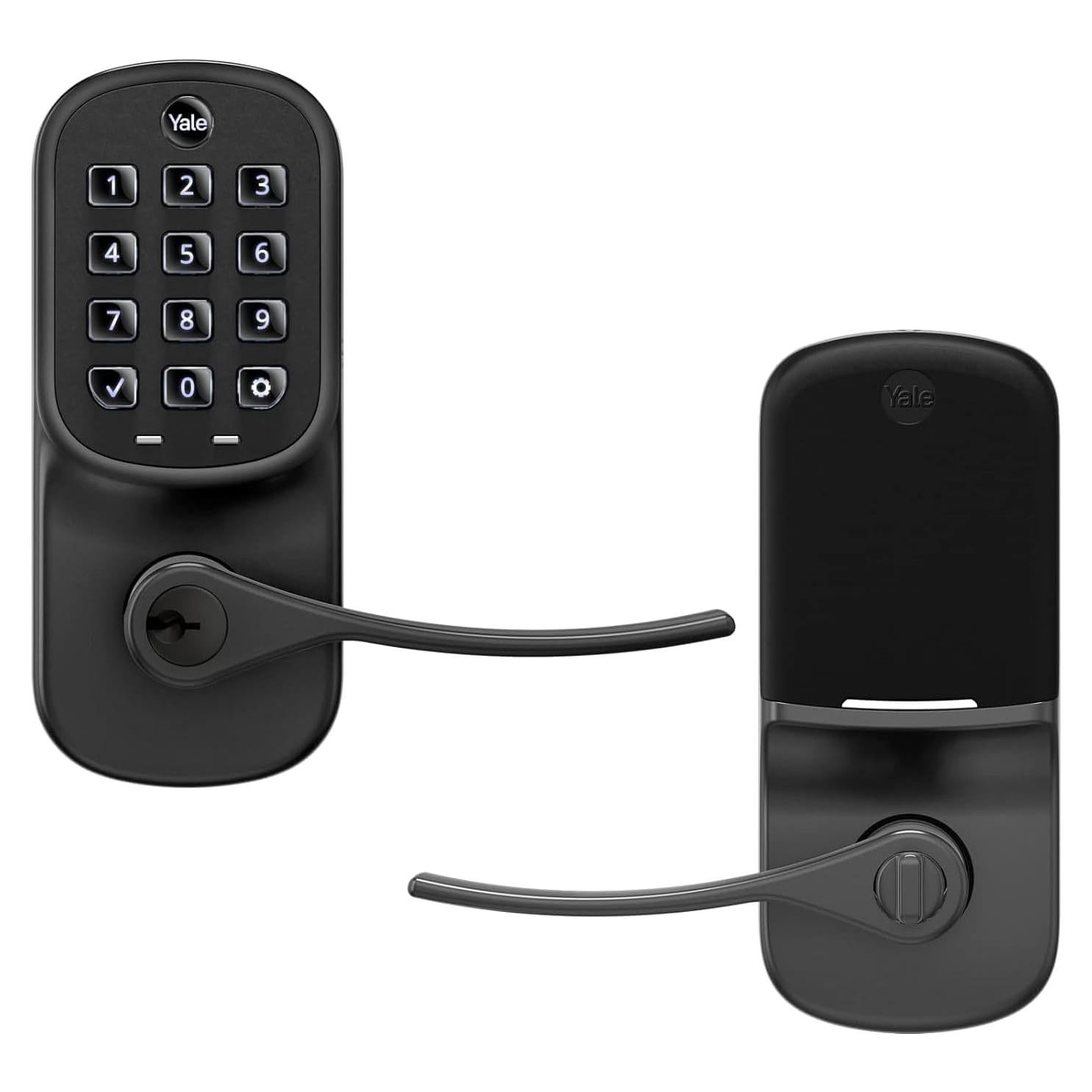 Cerradura Yale Assure Lever Keypad Z-Wave Suede Negro