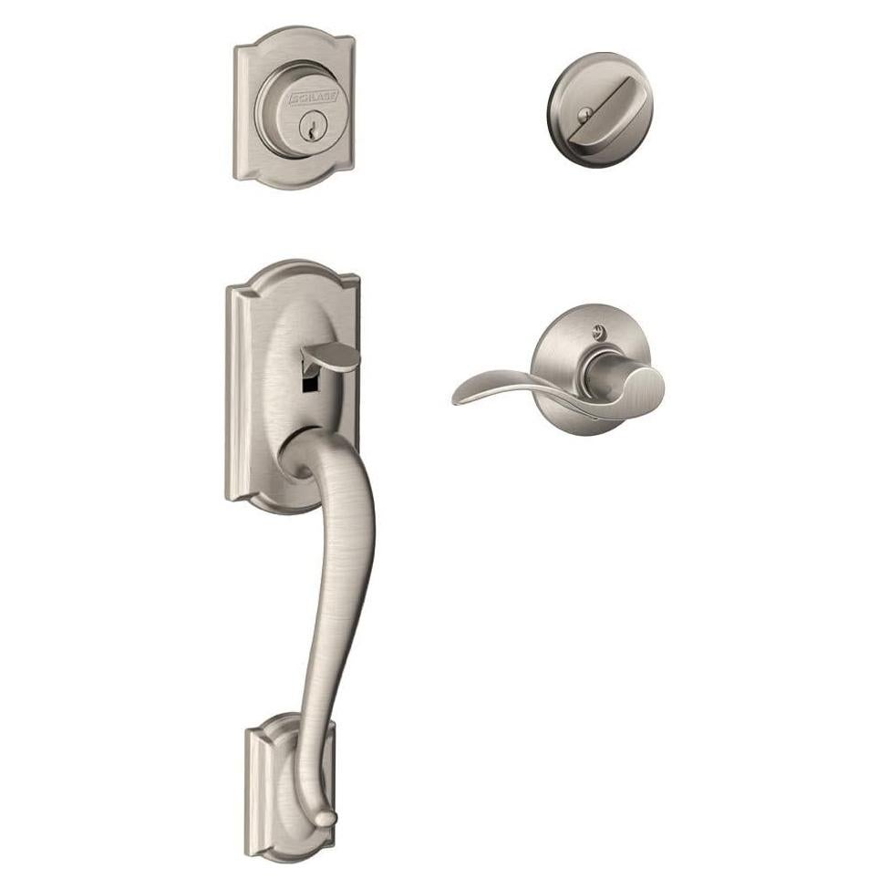 Cerradura de Puerta SCHLAGE Camelot Niquel Satinado RH