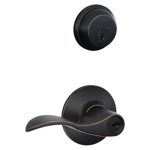 Cerrojo Schlage FB50N V Acc 716 Bronce Envejecido con Palanca