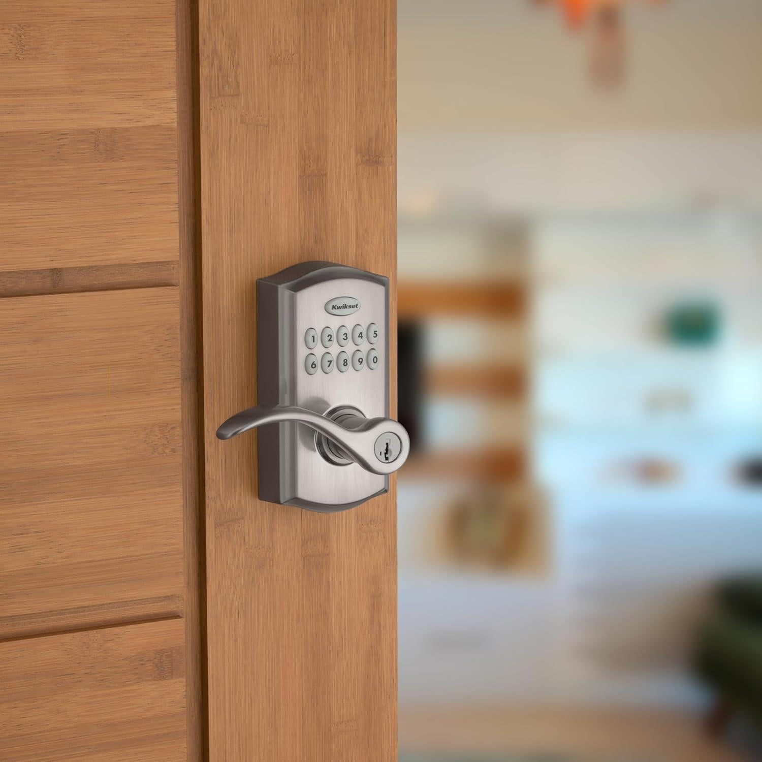 Cerradura Electrónica Kwikset SmartCode 955 Níquel Satinado