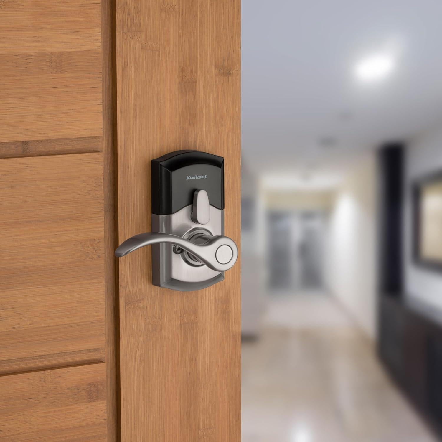 Cerradura Electrónica Kwikset SmartCode 955 Níquel Satinado