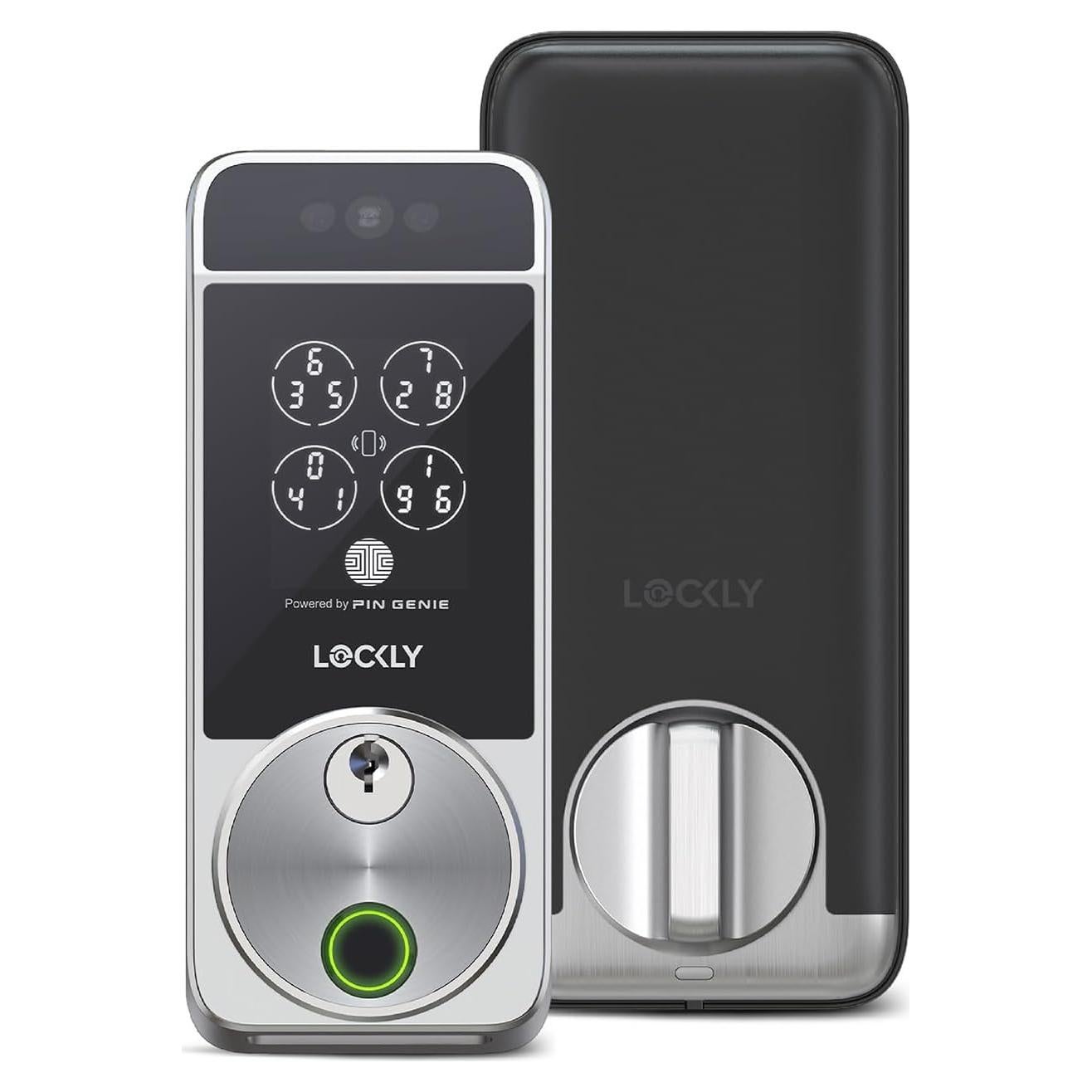Cerradura Inteligente Lockly Visage Zeno, Reconocimiento Facial, Wi-Fi
