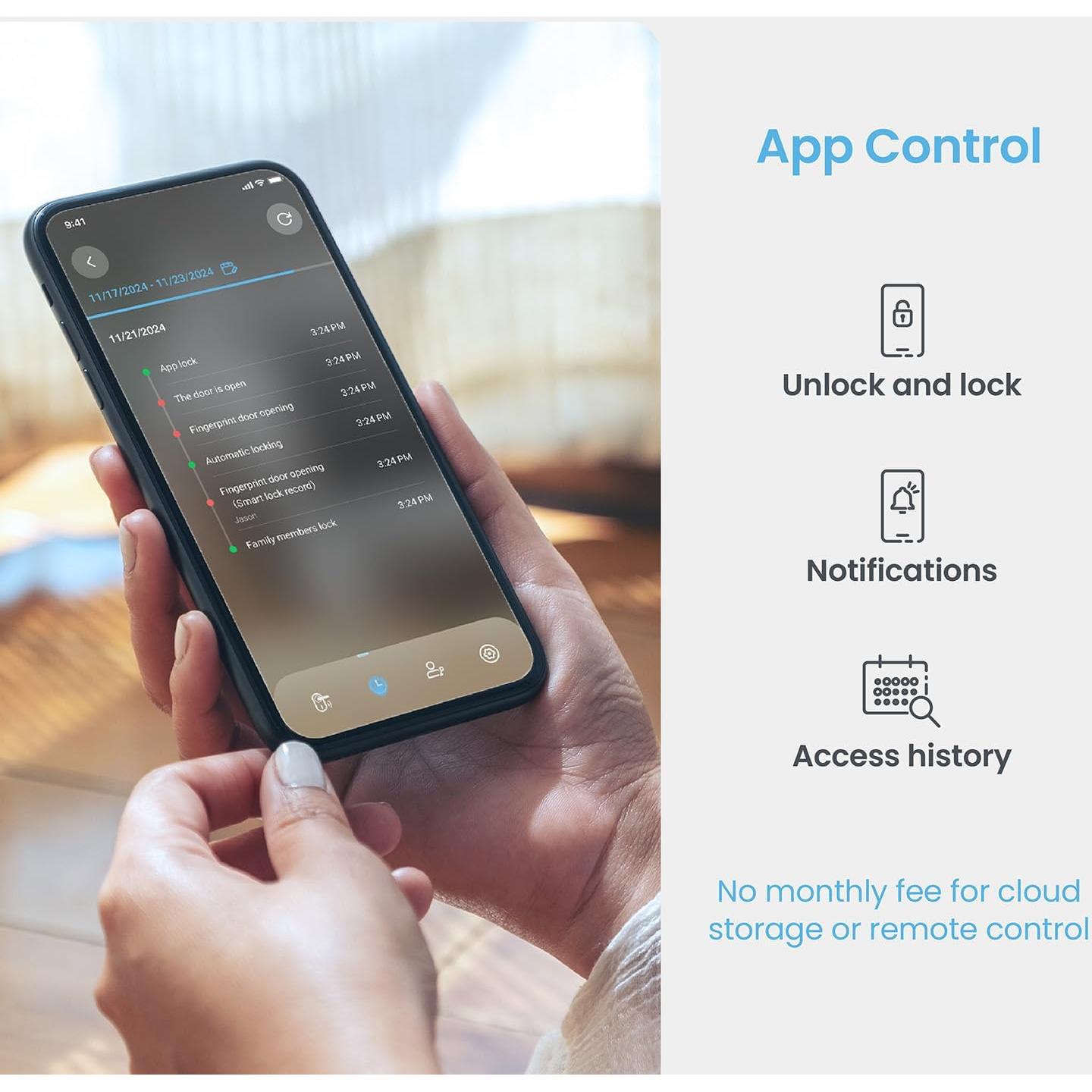 Cerradura Inteligente Lockly Visage Zeno, Reconocimiento Facial, Wi-Fi