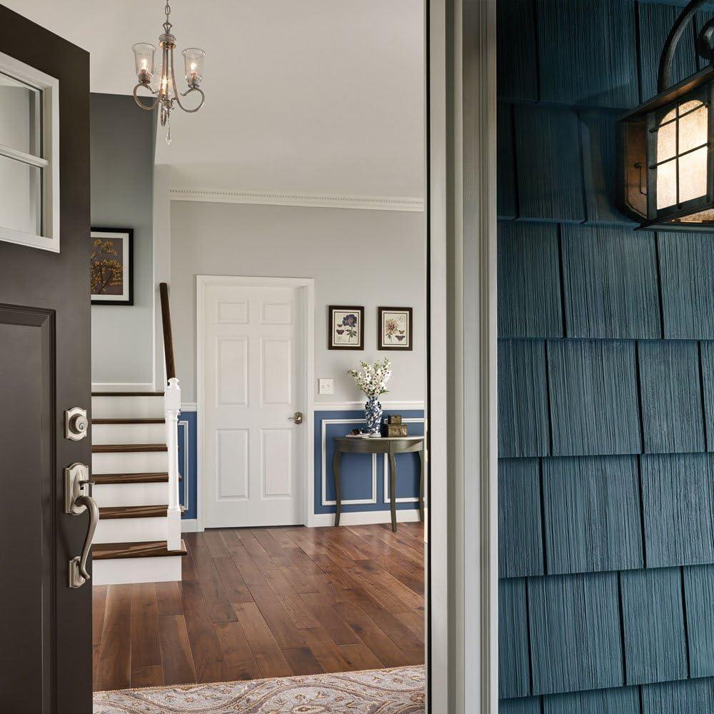 Manija de Cilindro Único SCHLAGE Camelot Negro Mate