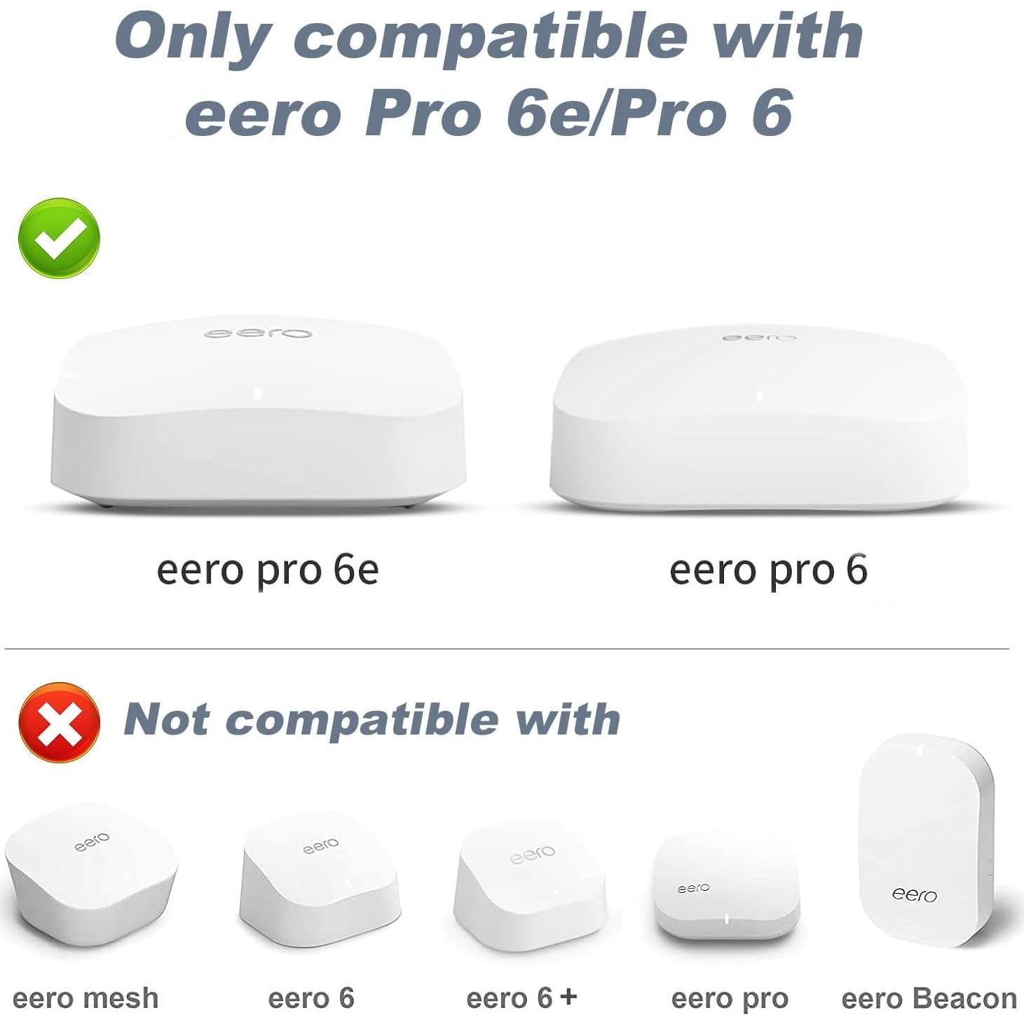 Soporte de Pared para Router eero Pro 6e/Pro 6 - Mamerry