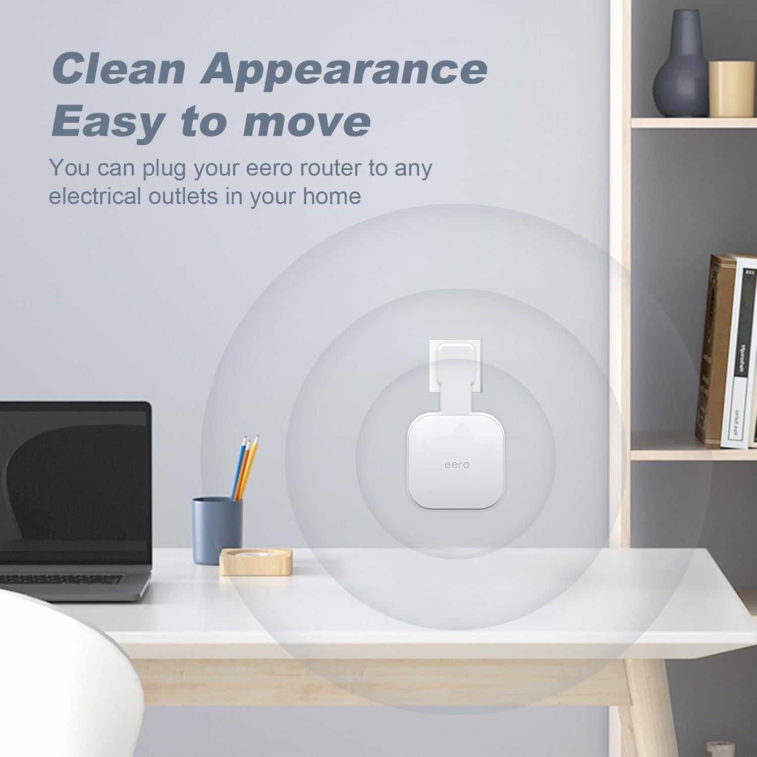 Soporte de Pared para Router eero Pro 6e/Pro 6 - Mamerry