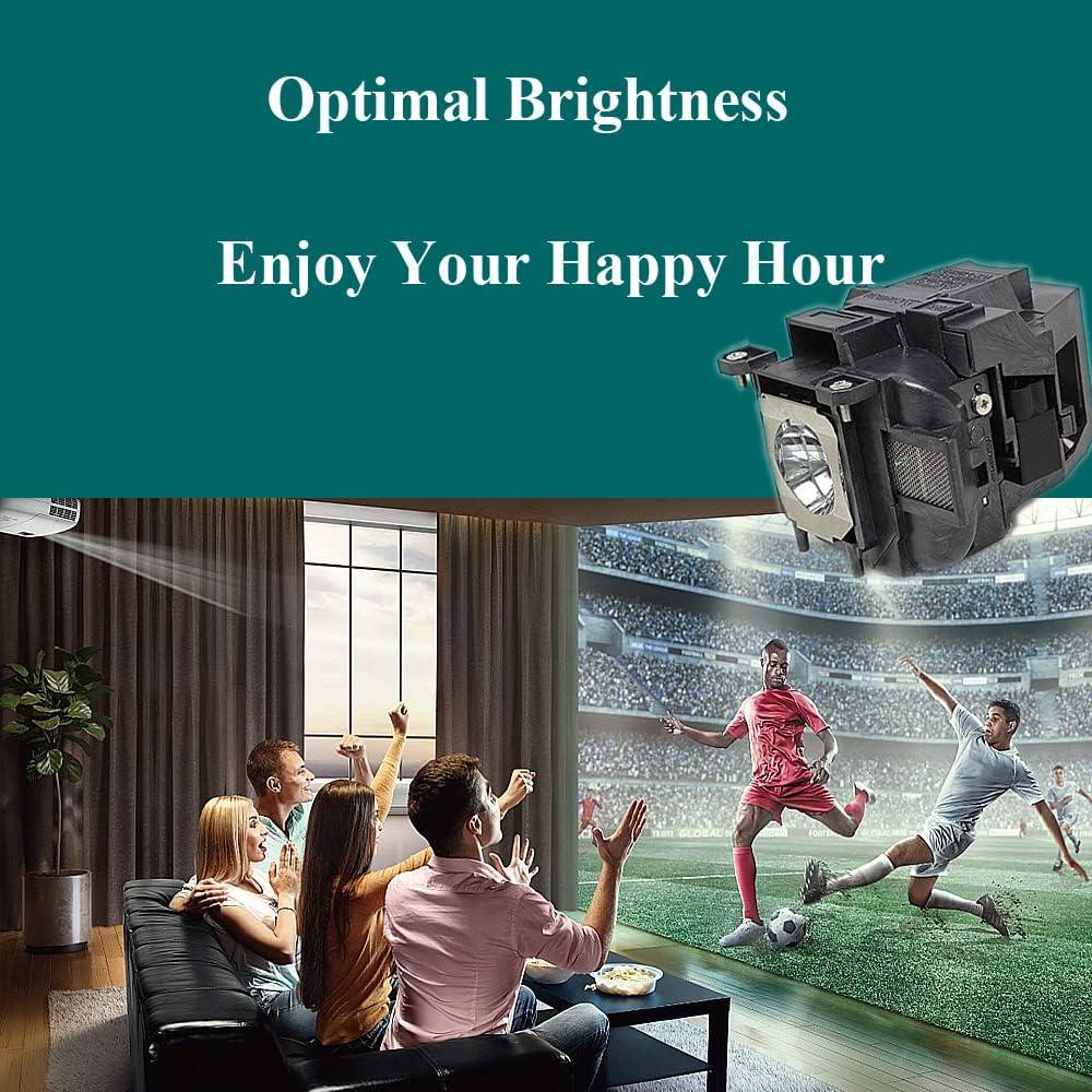 Lámpara de Repuesto RANETLIO ELP LP78/ELP LP88 para Proyectores Epson