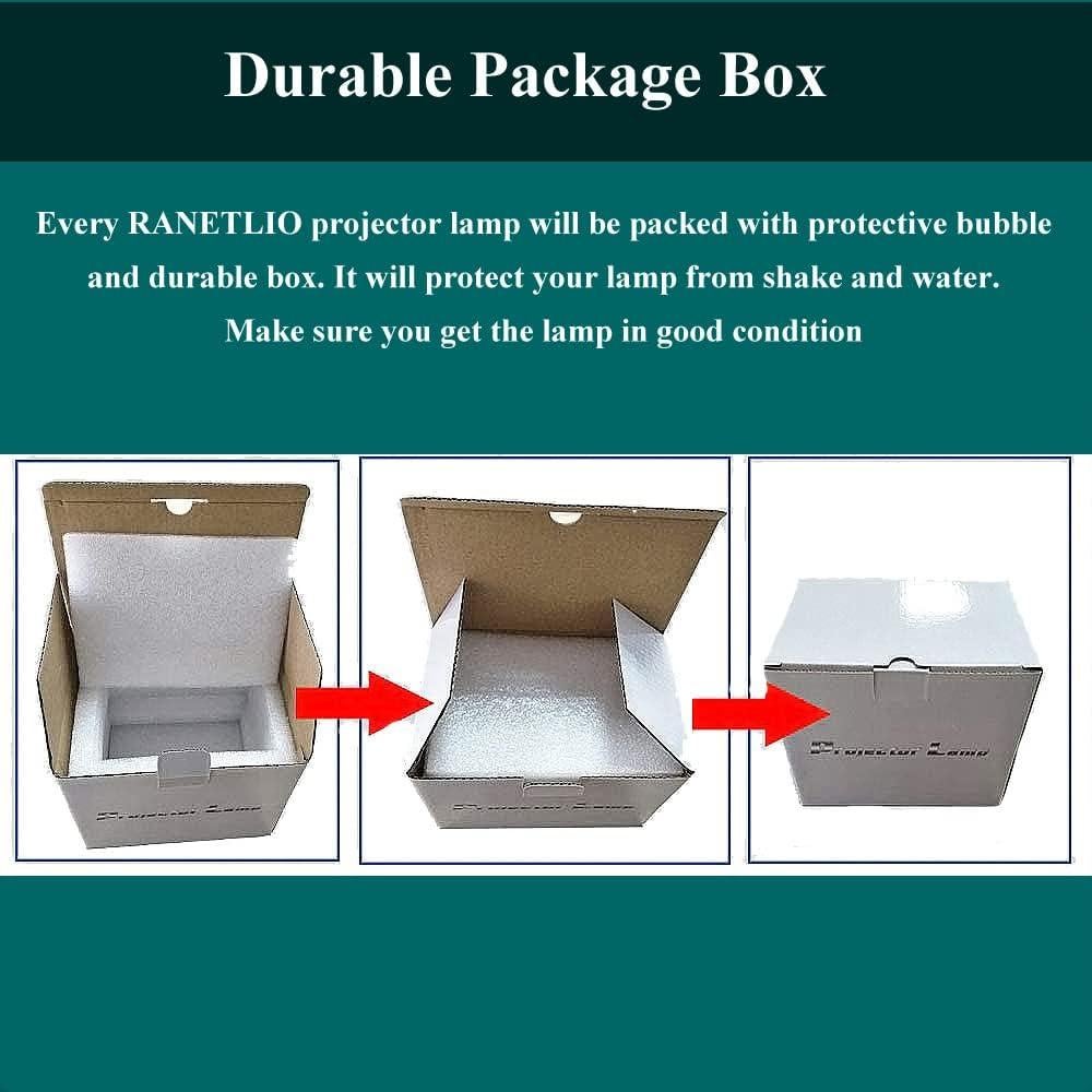 Lámpara de Repuesto RANETLIO ELP LP78/ELP LP88 para Proyectores Epson