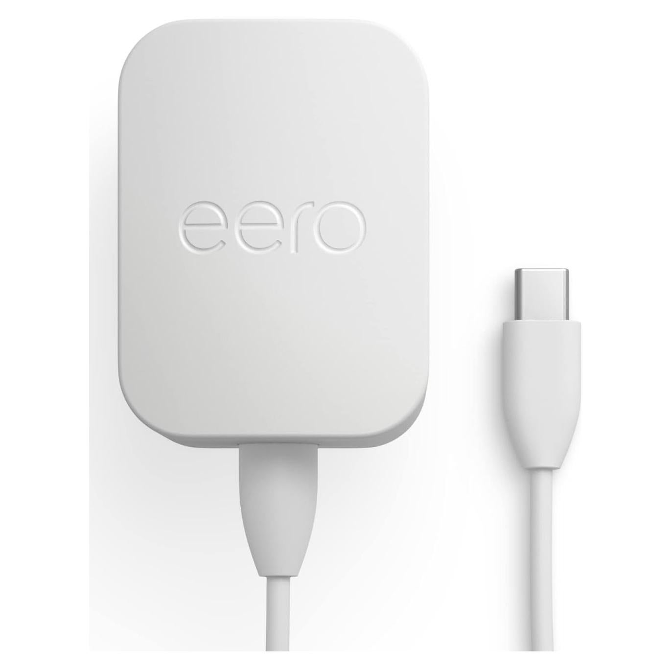 Amazon eero 27W USB-C Power Adapter for eero, eero 6, eero 6+, eero Pro, eero Pro 6, eero Pro 6E, eero PoE 6, and eero Pro 7