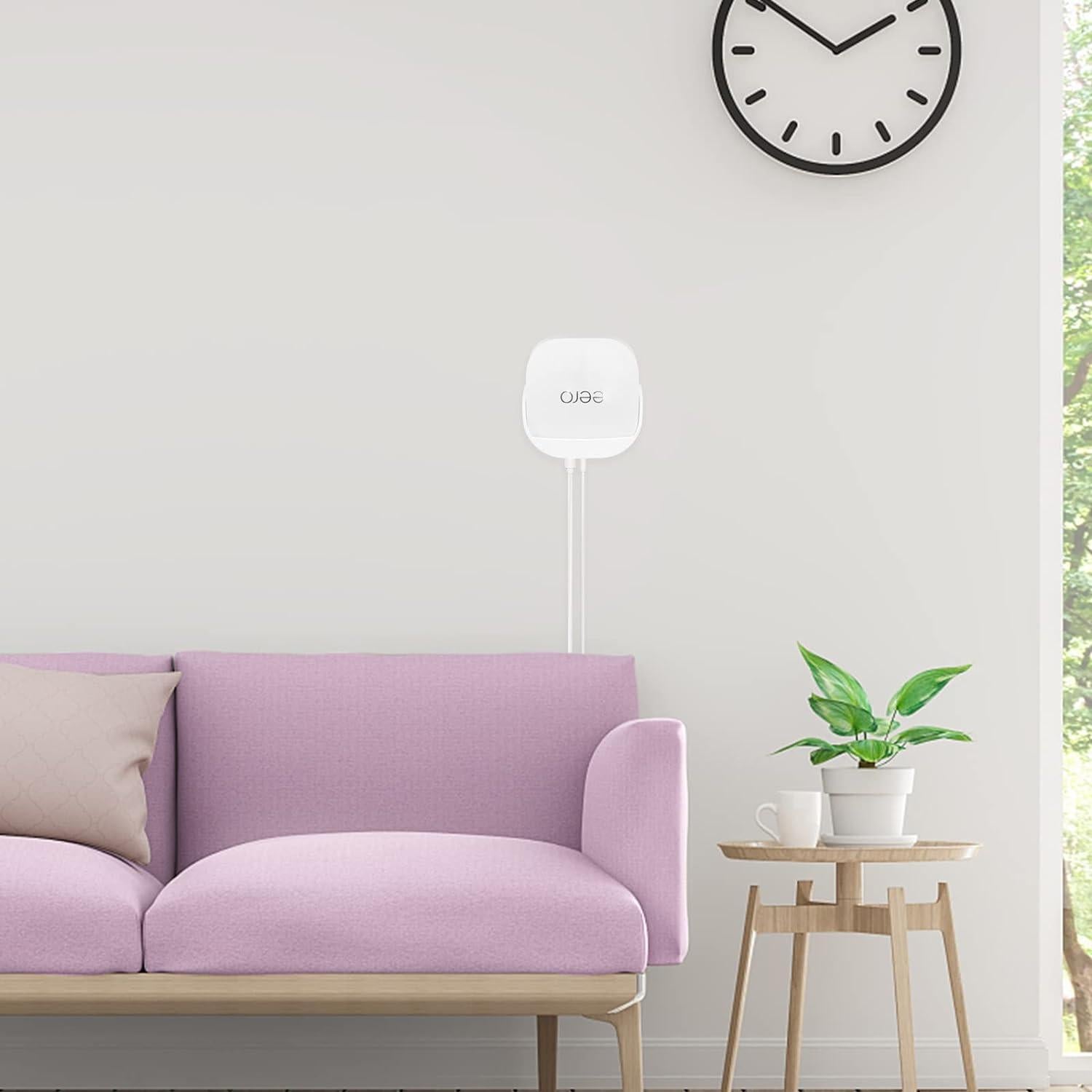 Soporte de pared sin tornillos HOLACA para Eero 6+ Wi-Fi