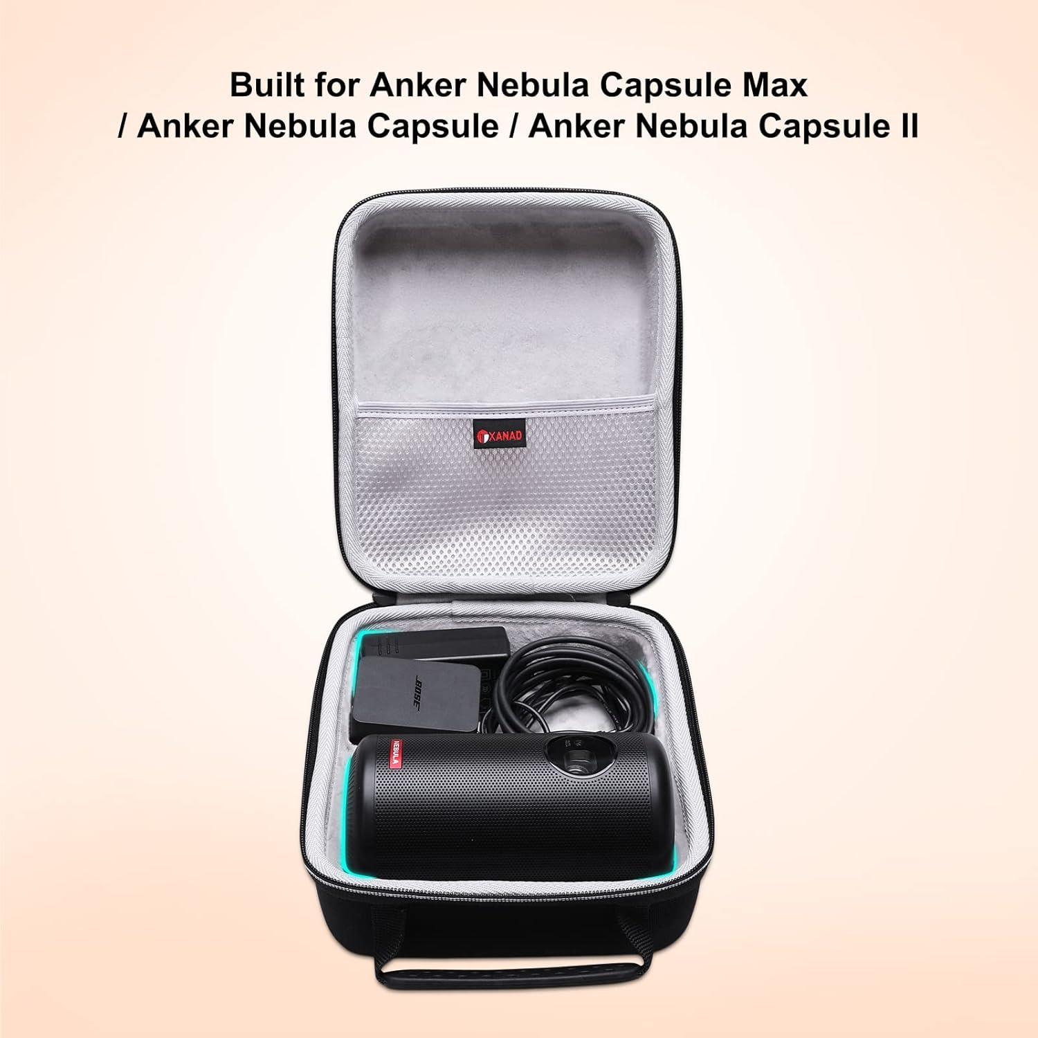 Funda Dura XANAD para Proyector Anker Nebula Capsule - Viaje