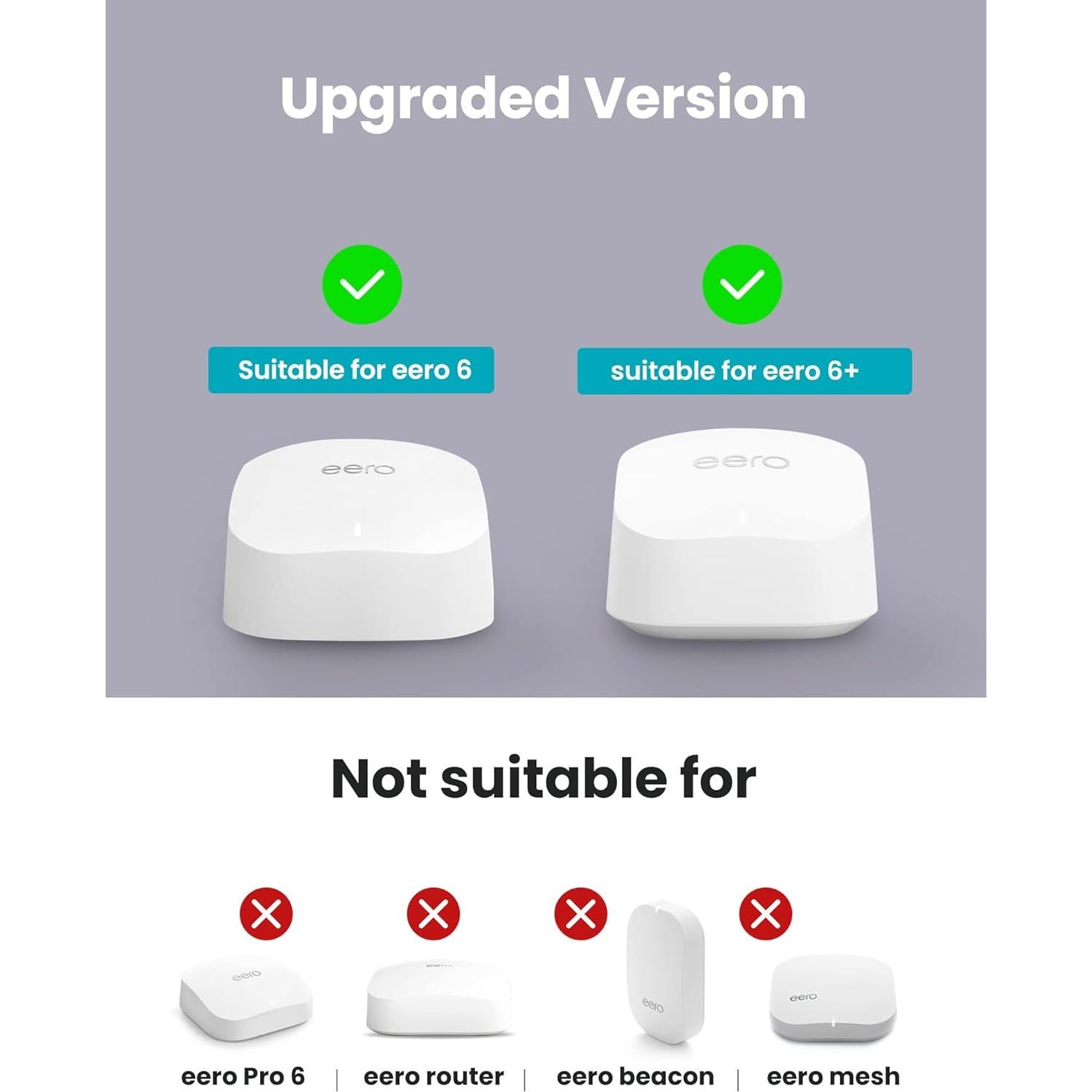 Soporte de Pared DG-Direct para eero 6 y 6+ - Ahorra Espacio