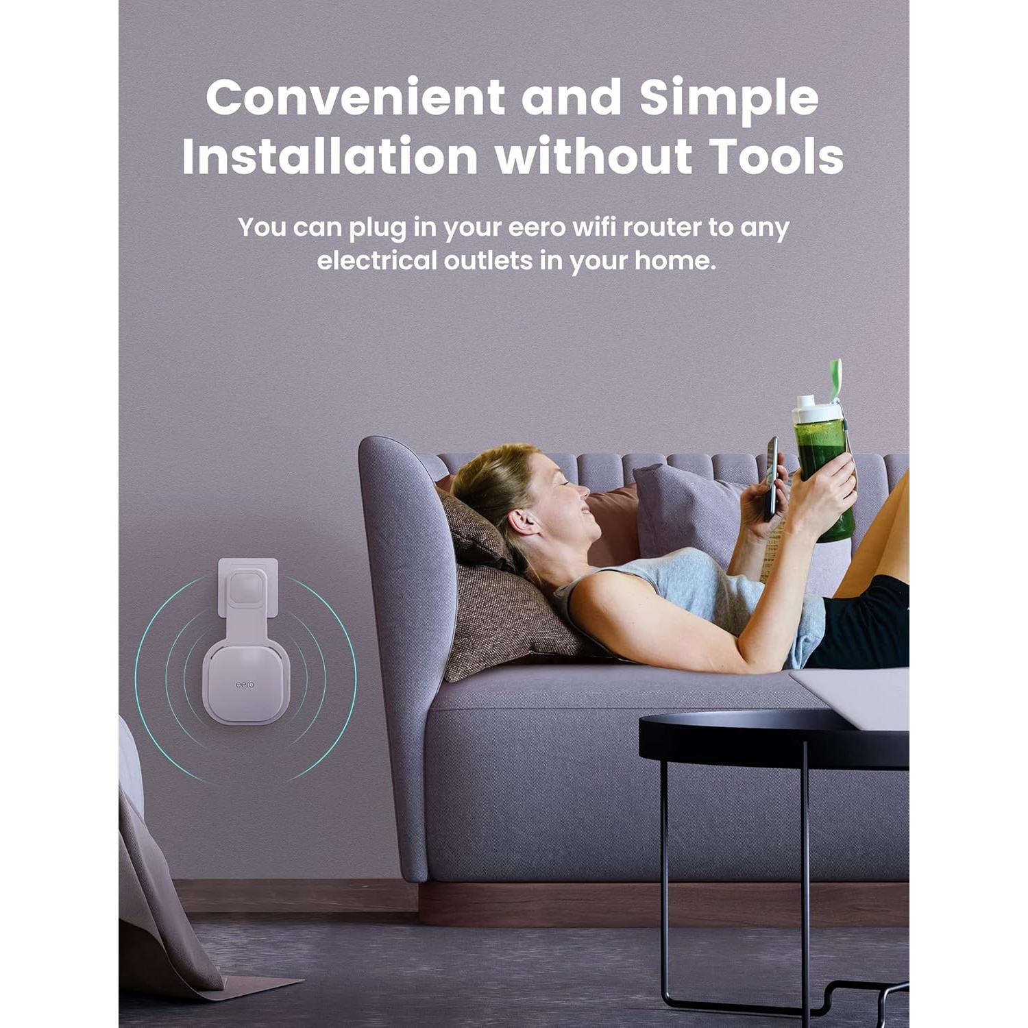 Soporte de Pared DG-Direct para eero 6 y 6+ - Ahorra Espacio