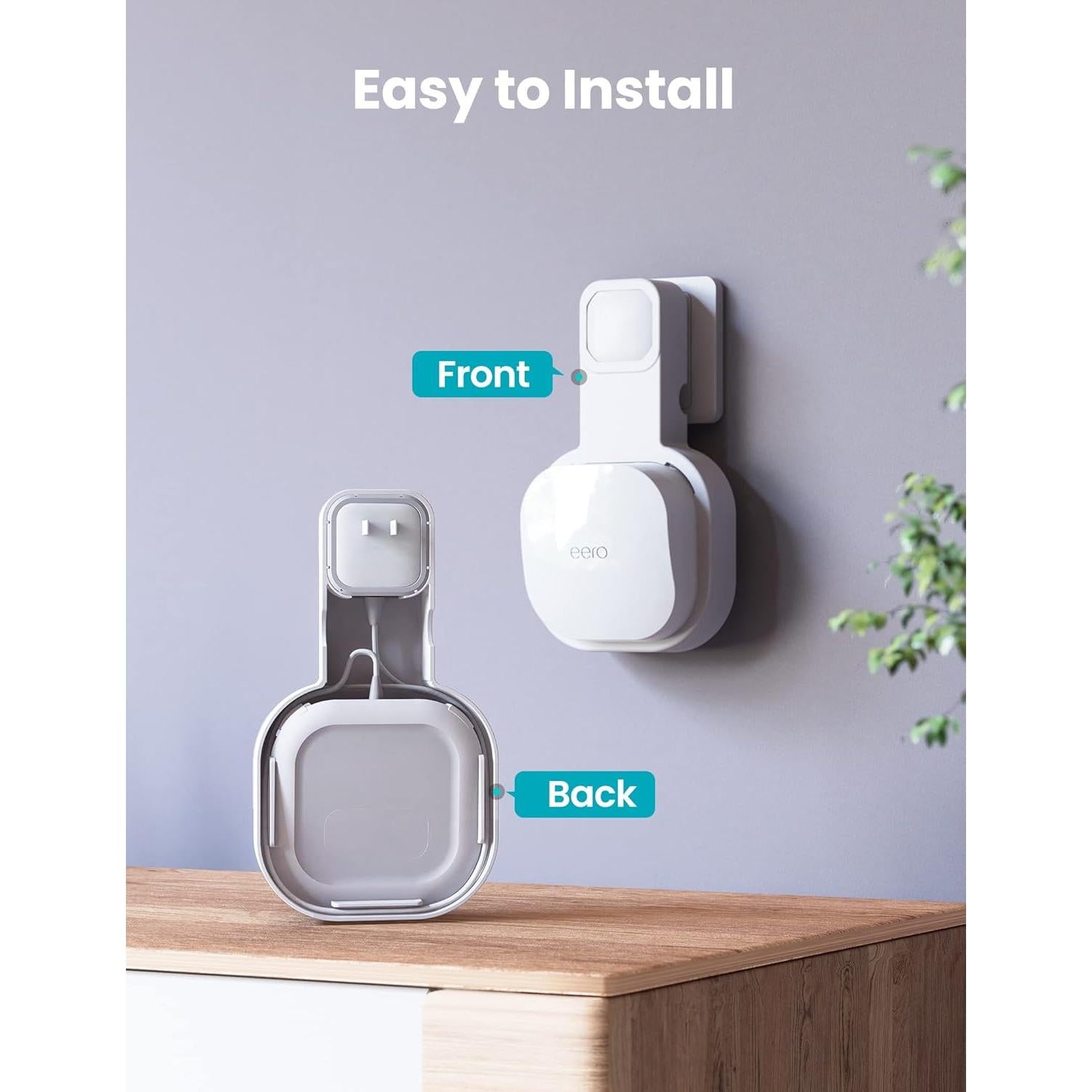 Soporte de Pared DG-Direct para eero 6 y 6+ - Ahorra Espacio