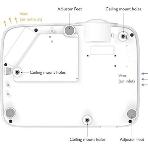 Proyector BenQ MH733 1080P 4000 Lúmenes Inalámbrico