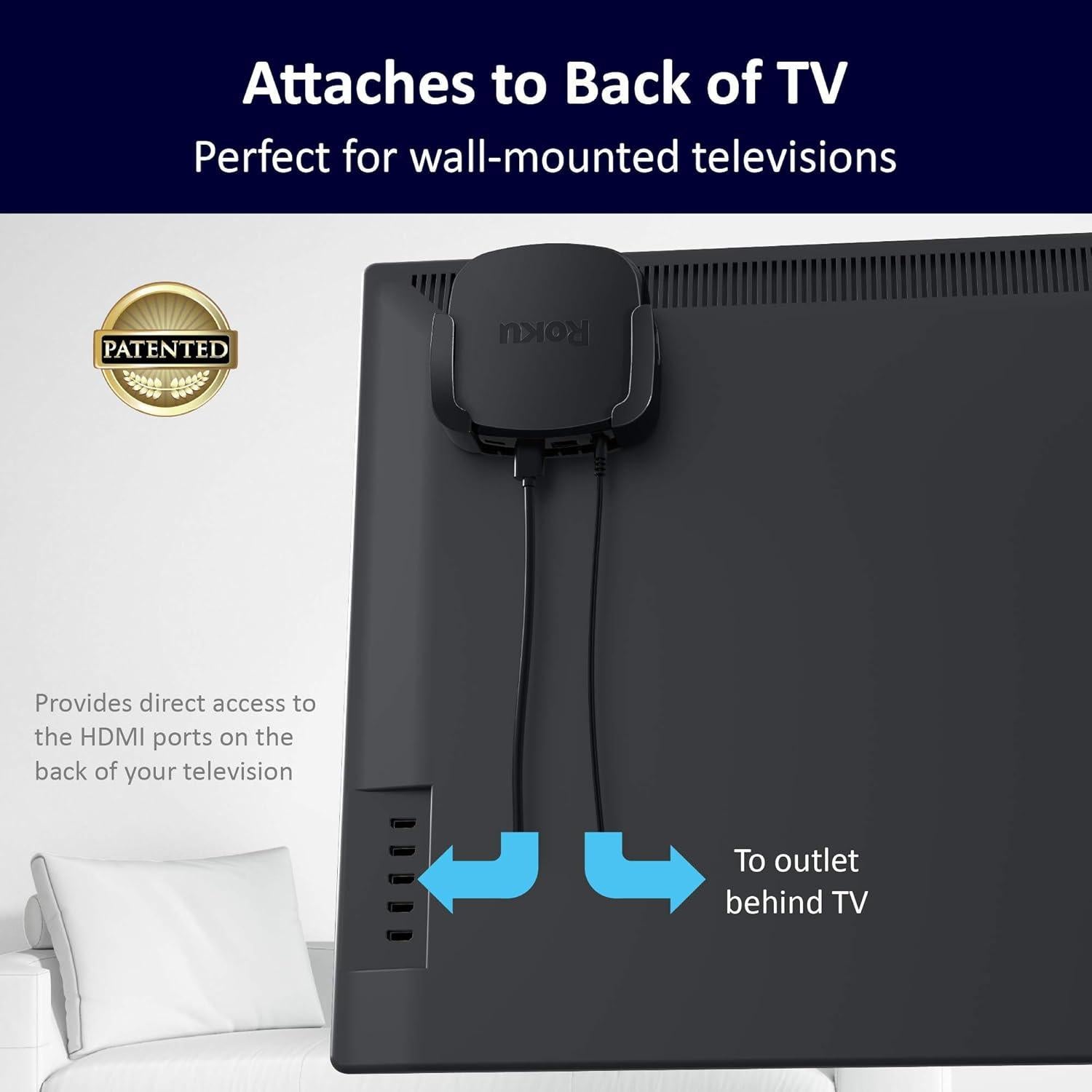 Soporte para Roku Ultra Innovelis 0218 - Montaje en TV