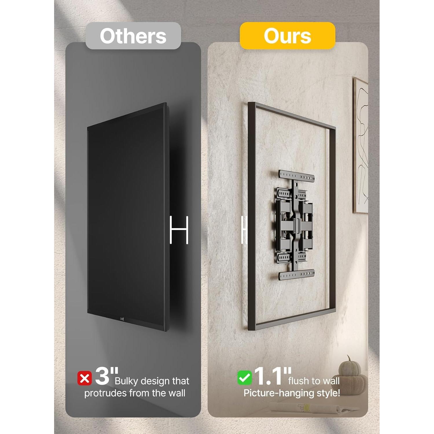 Soporte de Pared Ultra Delgado monTEK para TV 43-90"