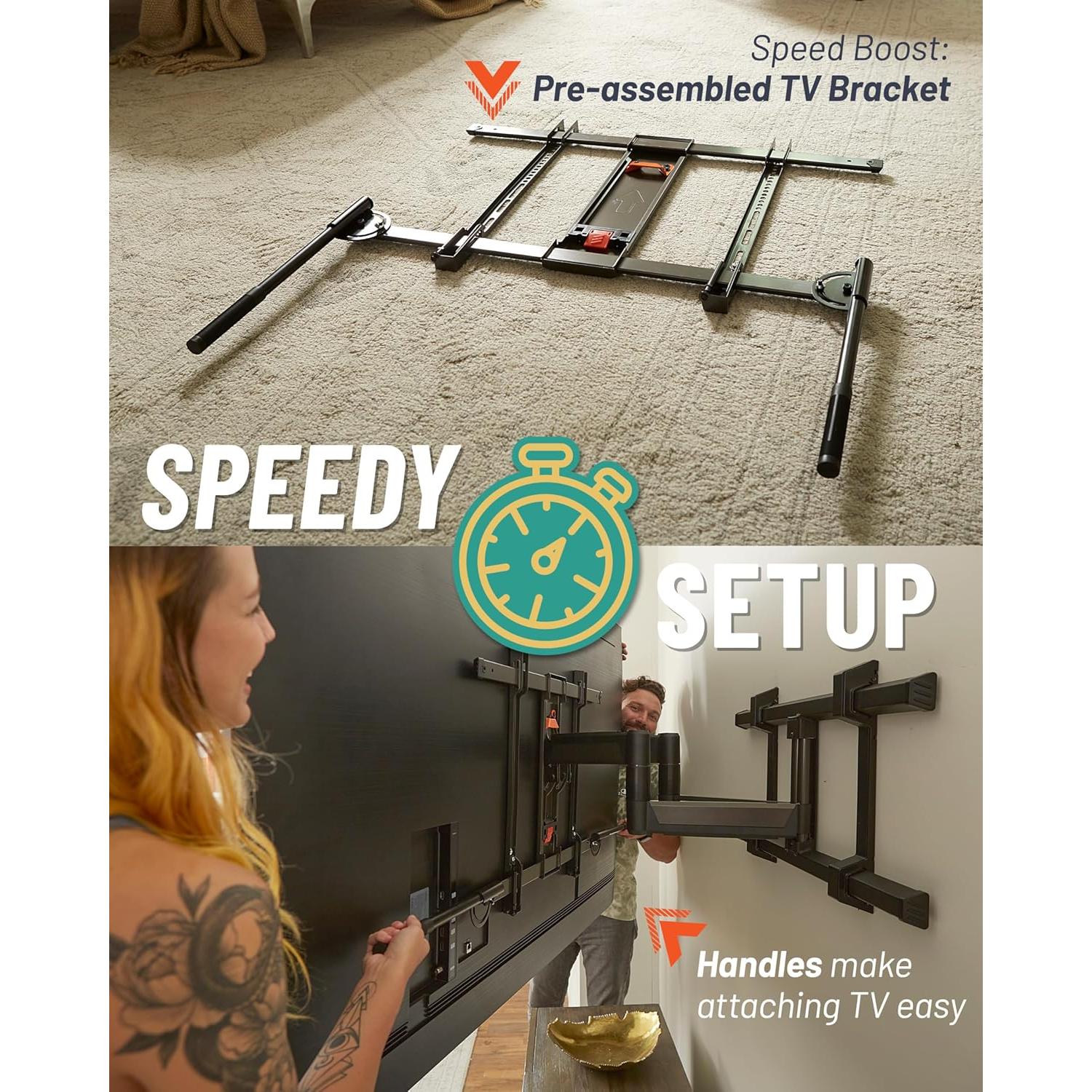 Soporte de Pared para TV ECHOGEAR EGXLF1-KIT hasta 90"