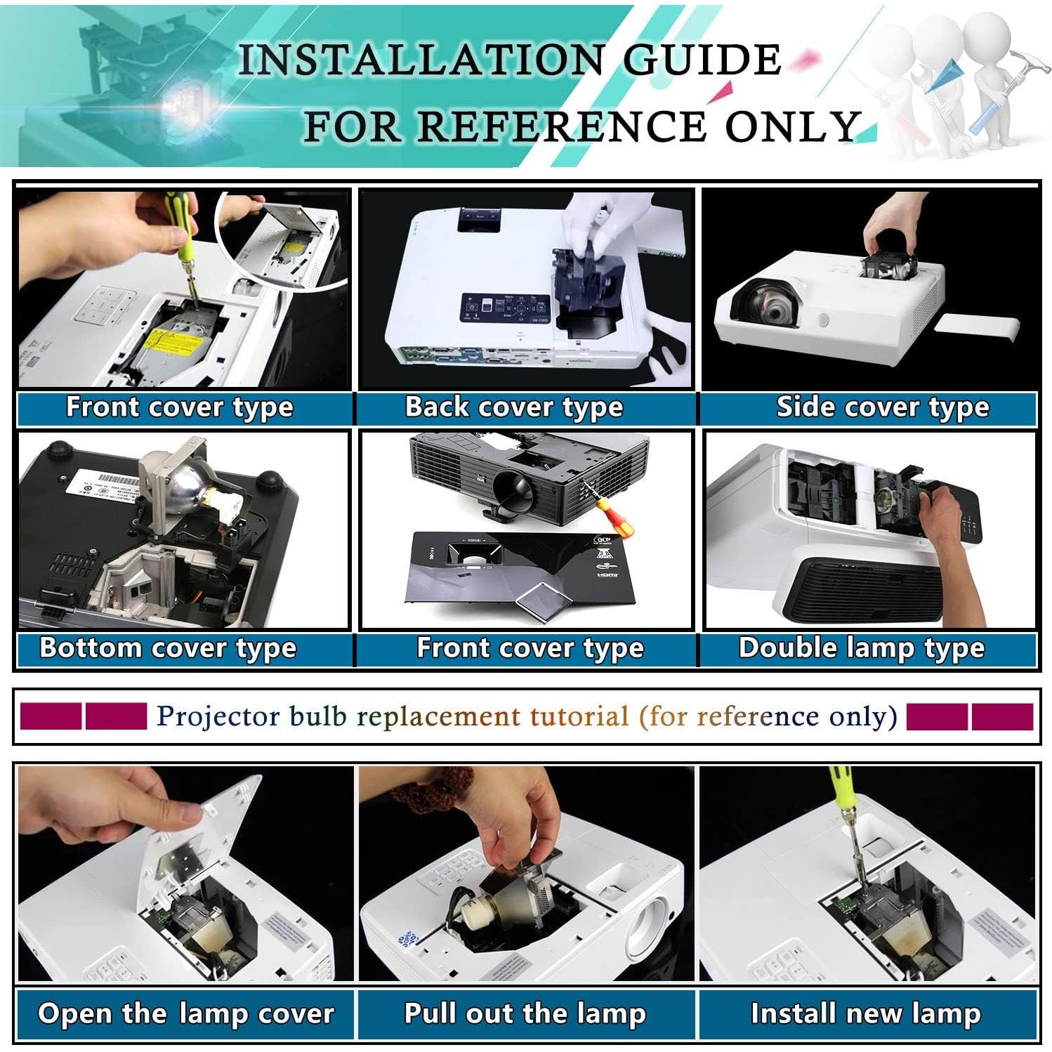Módulo de Reemplazo Bombilla JISIZKY 5J.JKC05.001 para Proyector BENQ